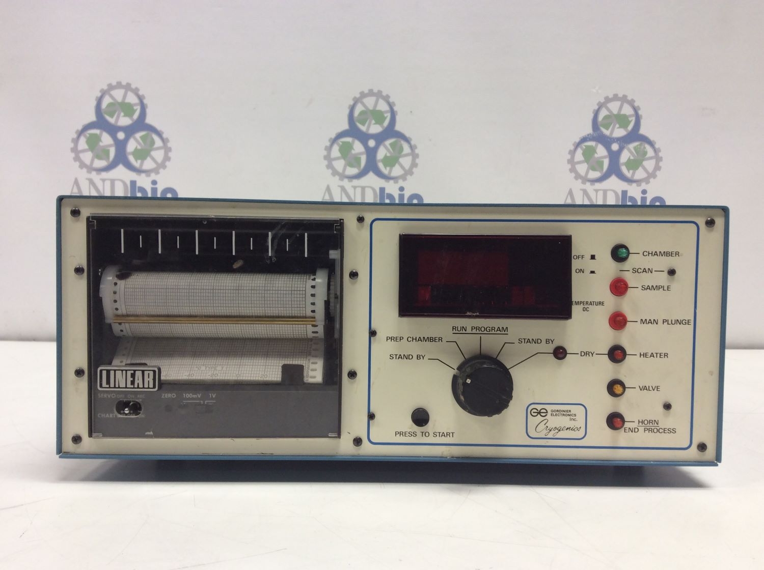 Gordinier Spec Cryogenic Chamber - Chamber with Control Box, Anodized Aluminum