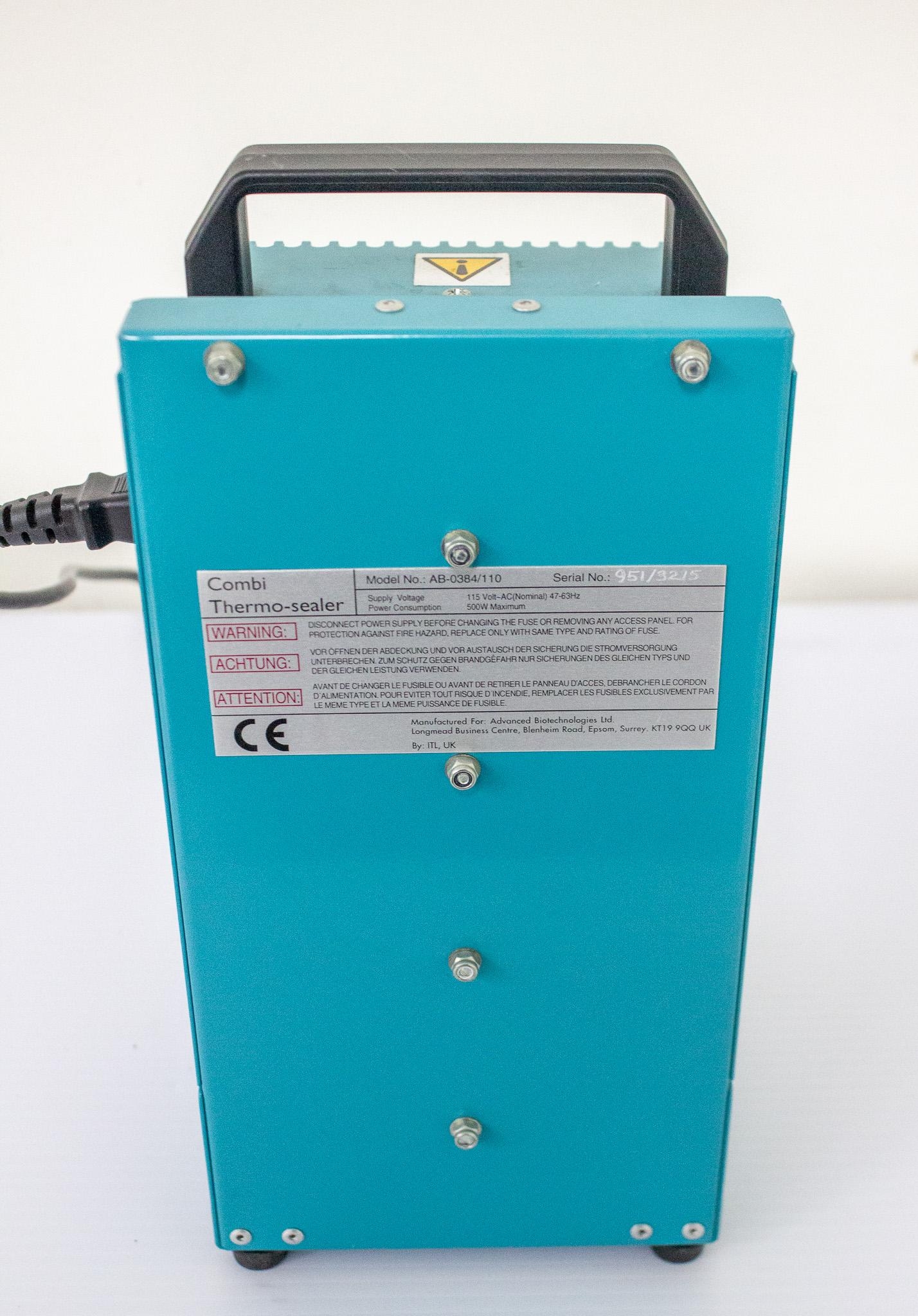 ABgene AB-0384/110 Plate Sealer Manual Heat Sealer for Laboratory Use