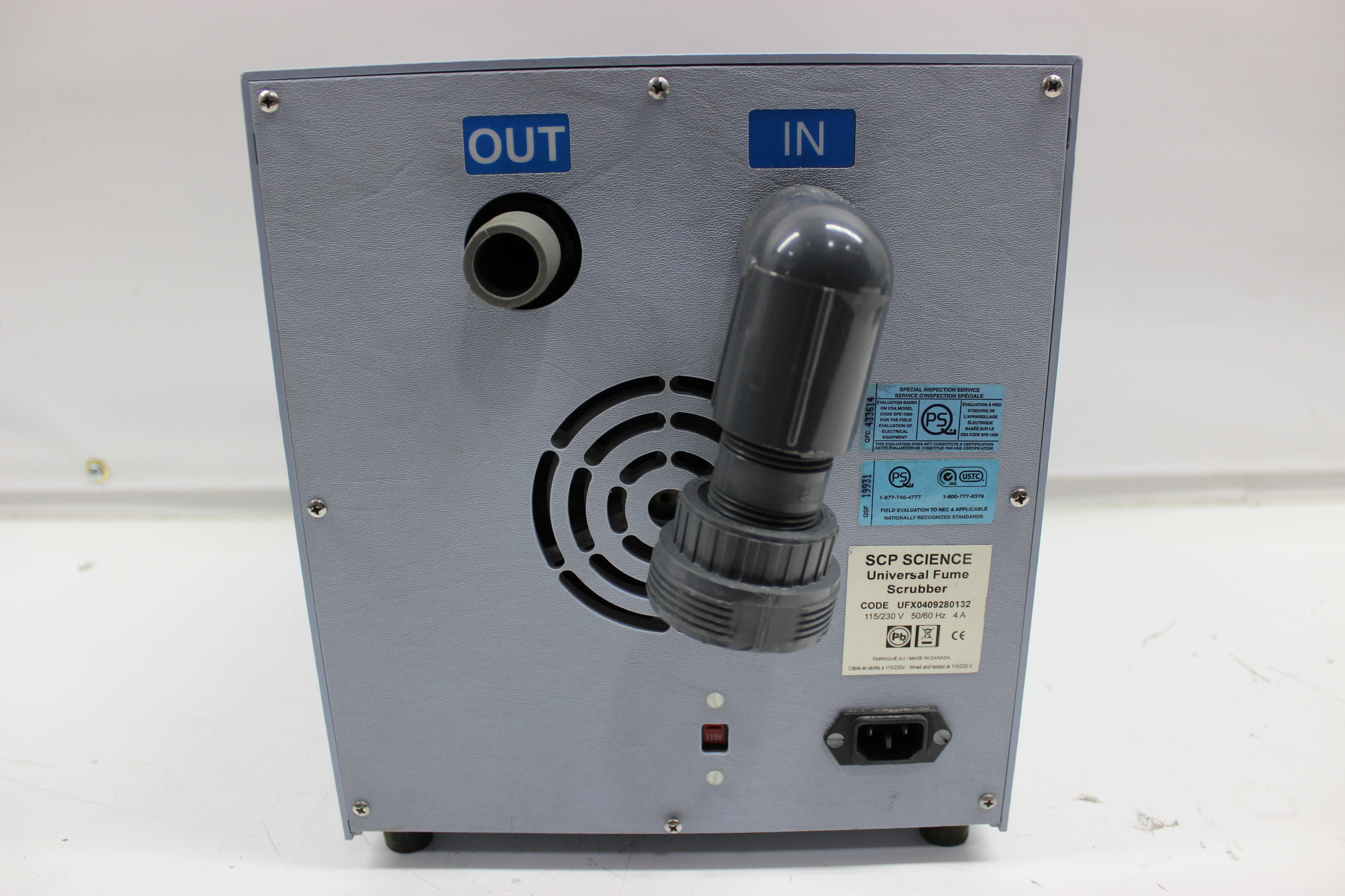 SCP Universal Fume Scrubber Hood Fume Extractor Metal Digestion System