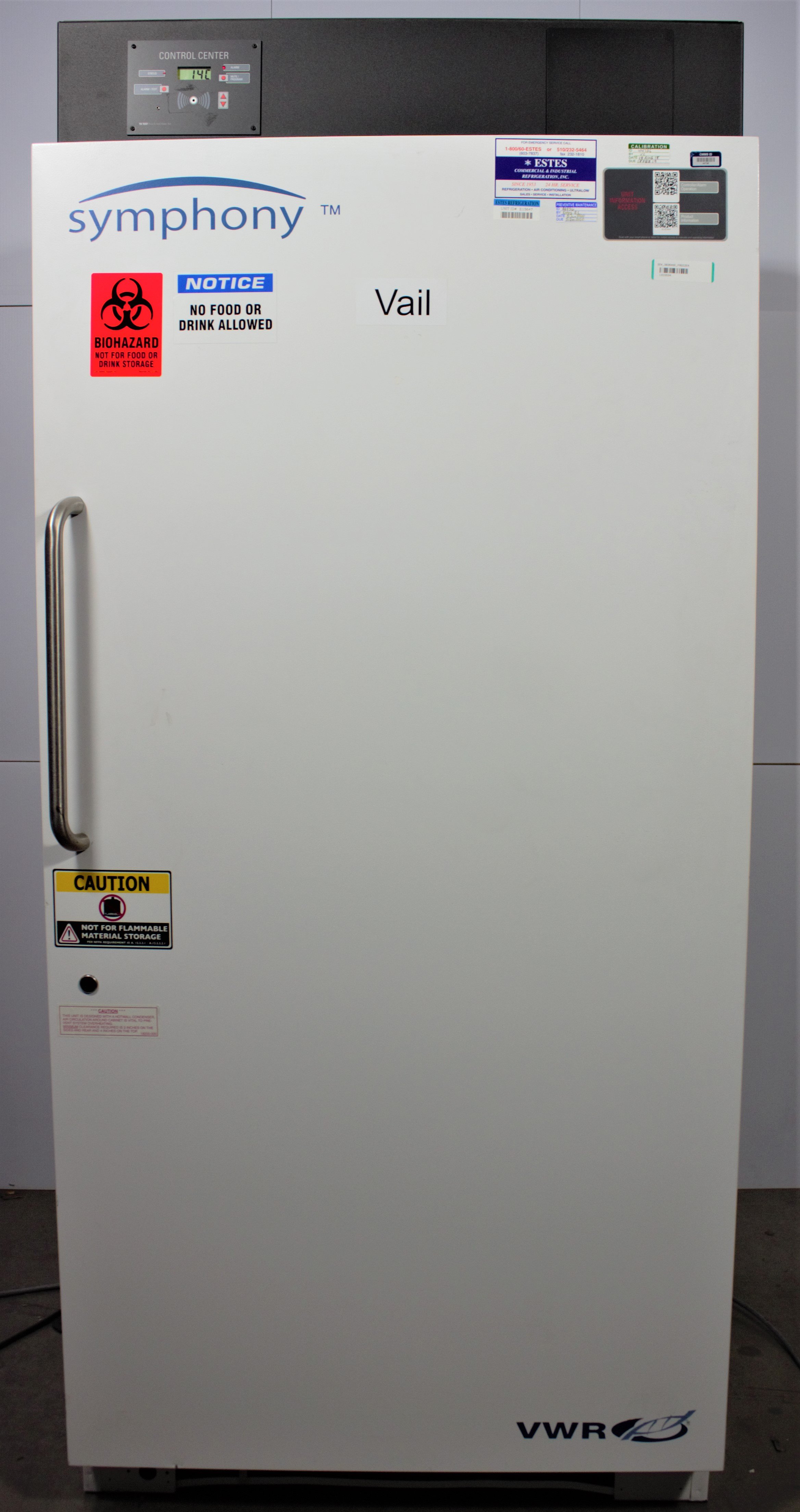 VWR Flammable Storage Freezer Explosion Proof 30 Cu.ft -20C to -25C Used