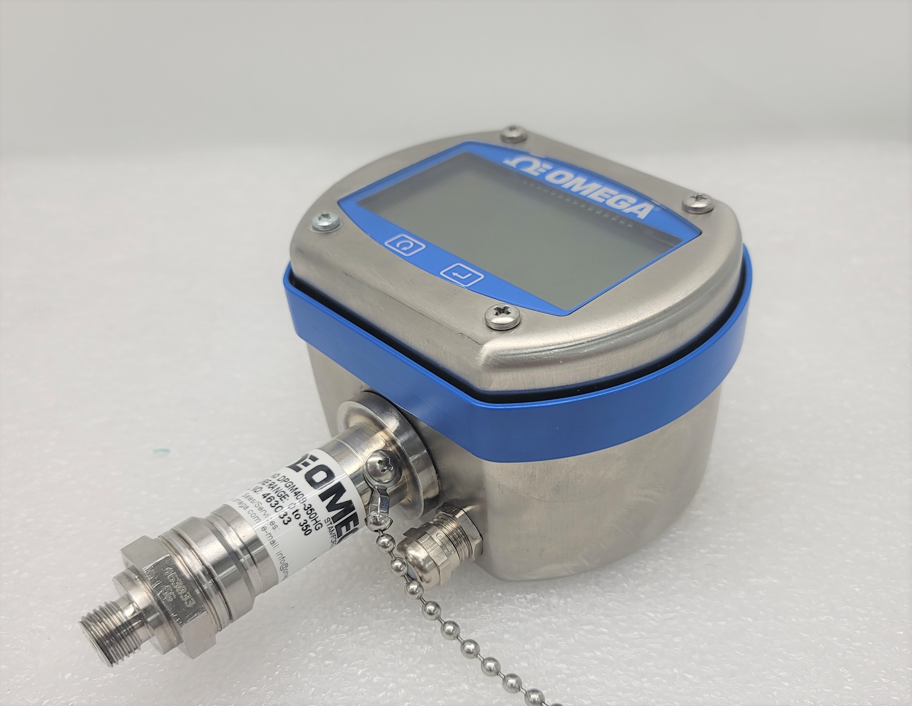 Omega DPGM409-350HG Pressure Gauge Accurate Digital 25mm LCD Display Used