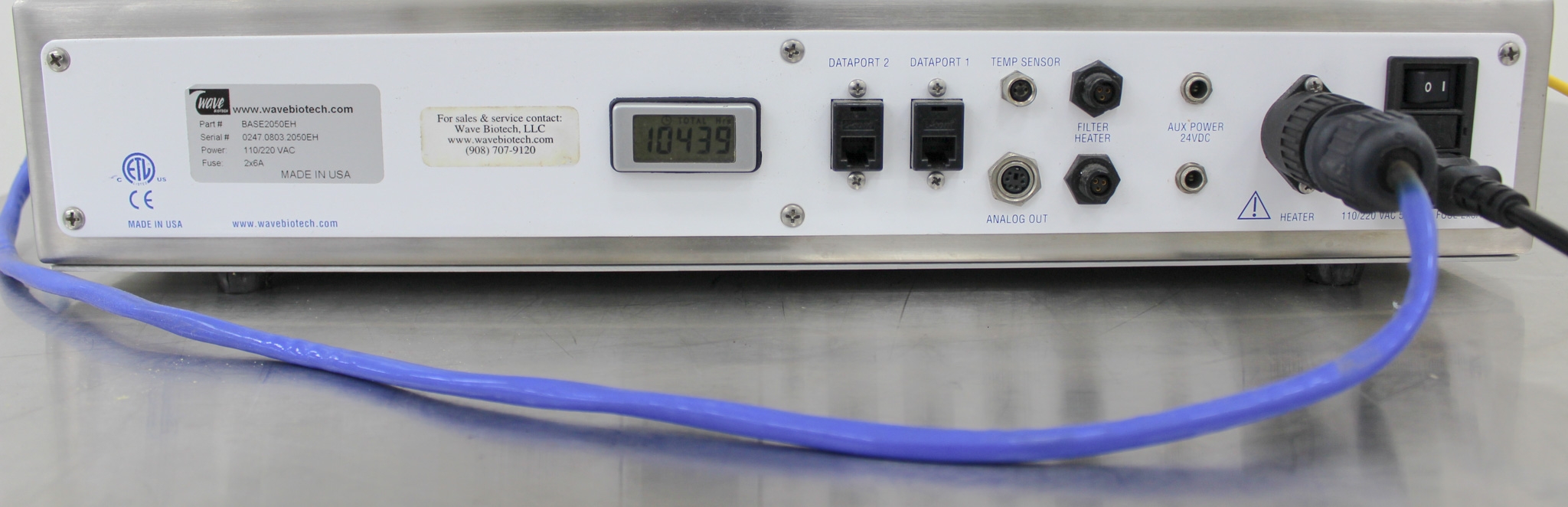 Wave Bioreactor 20/50EH Cell Culture Protein Manufacture Used 50L System