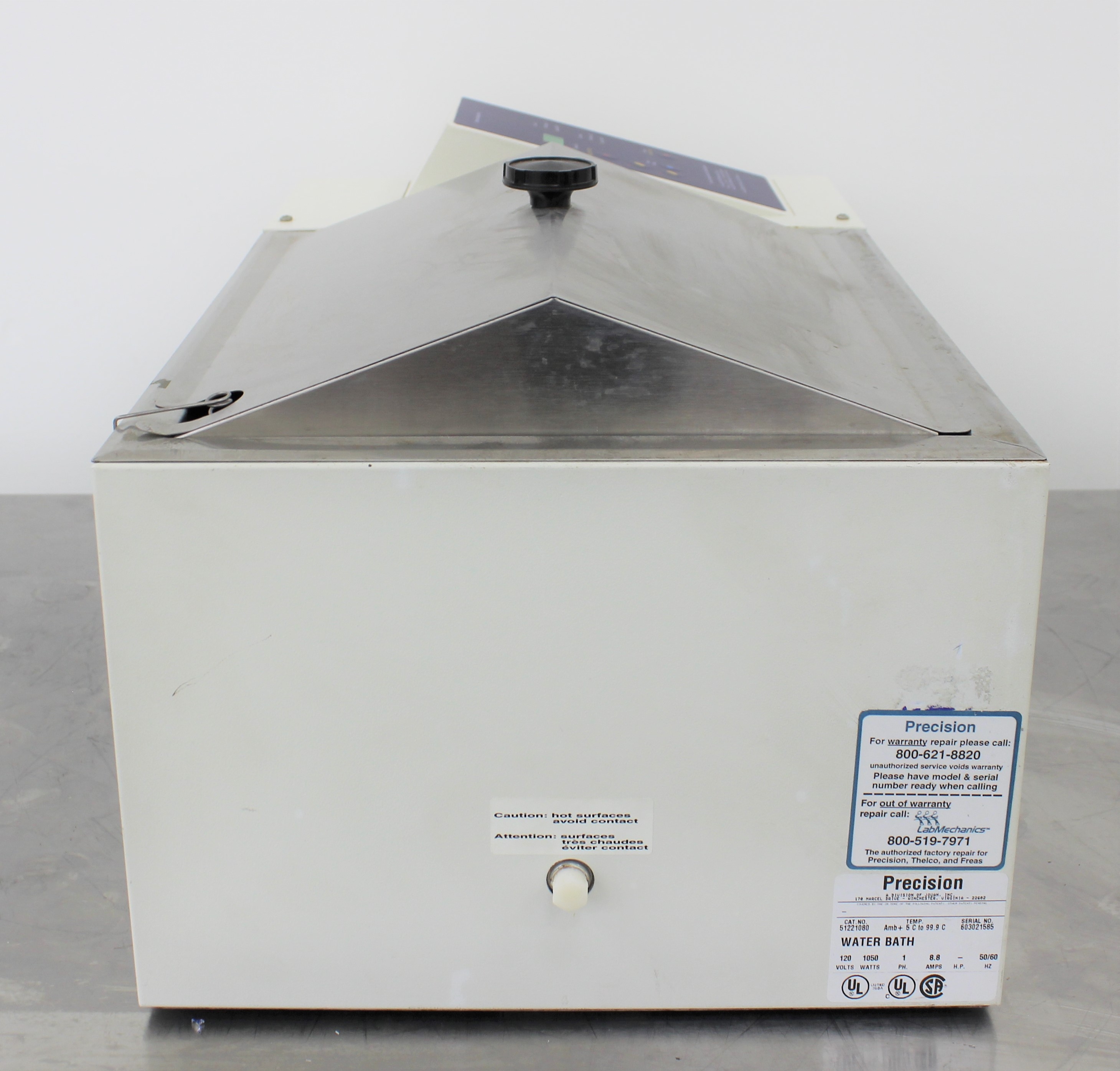 Thermo Precision 2870 Water Bath Reciprocating 14.5L 99.9C Digital Control