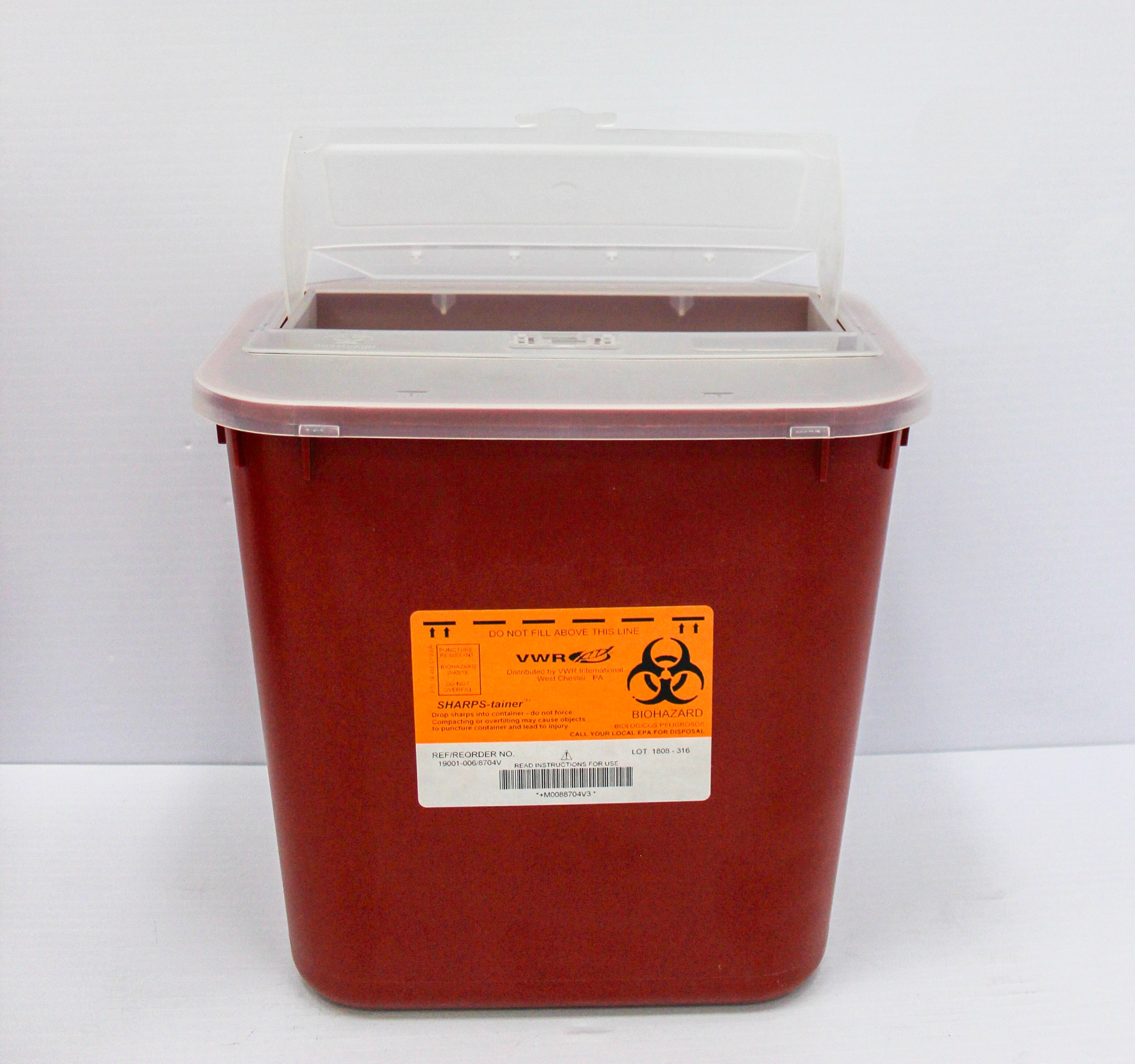 Pacific UN3291 Model Waste Management Biohazard Sharps Containers, USA