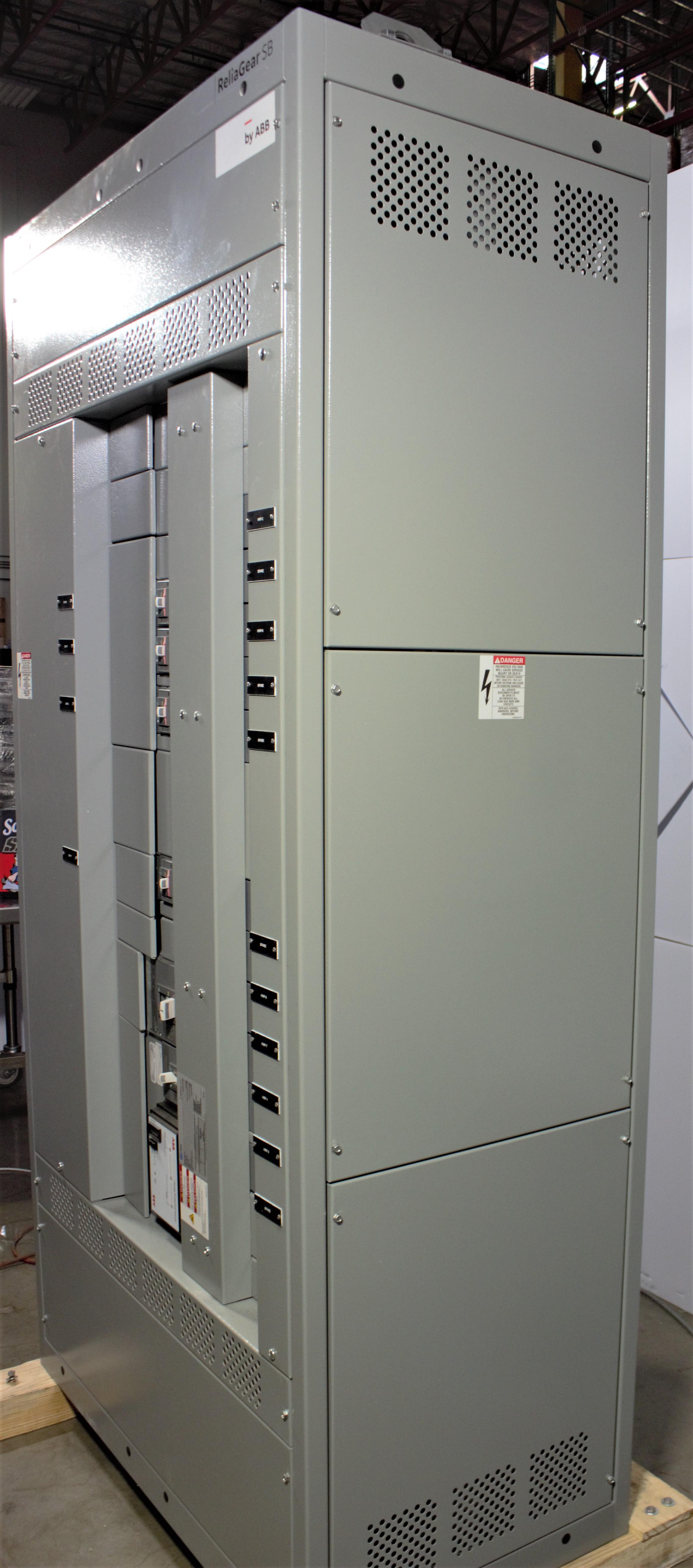 ABB ReliaGear neXT 600V SwitchBoard Panel Modular Design Used