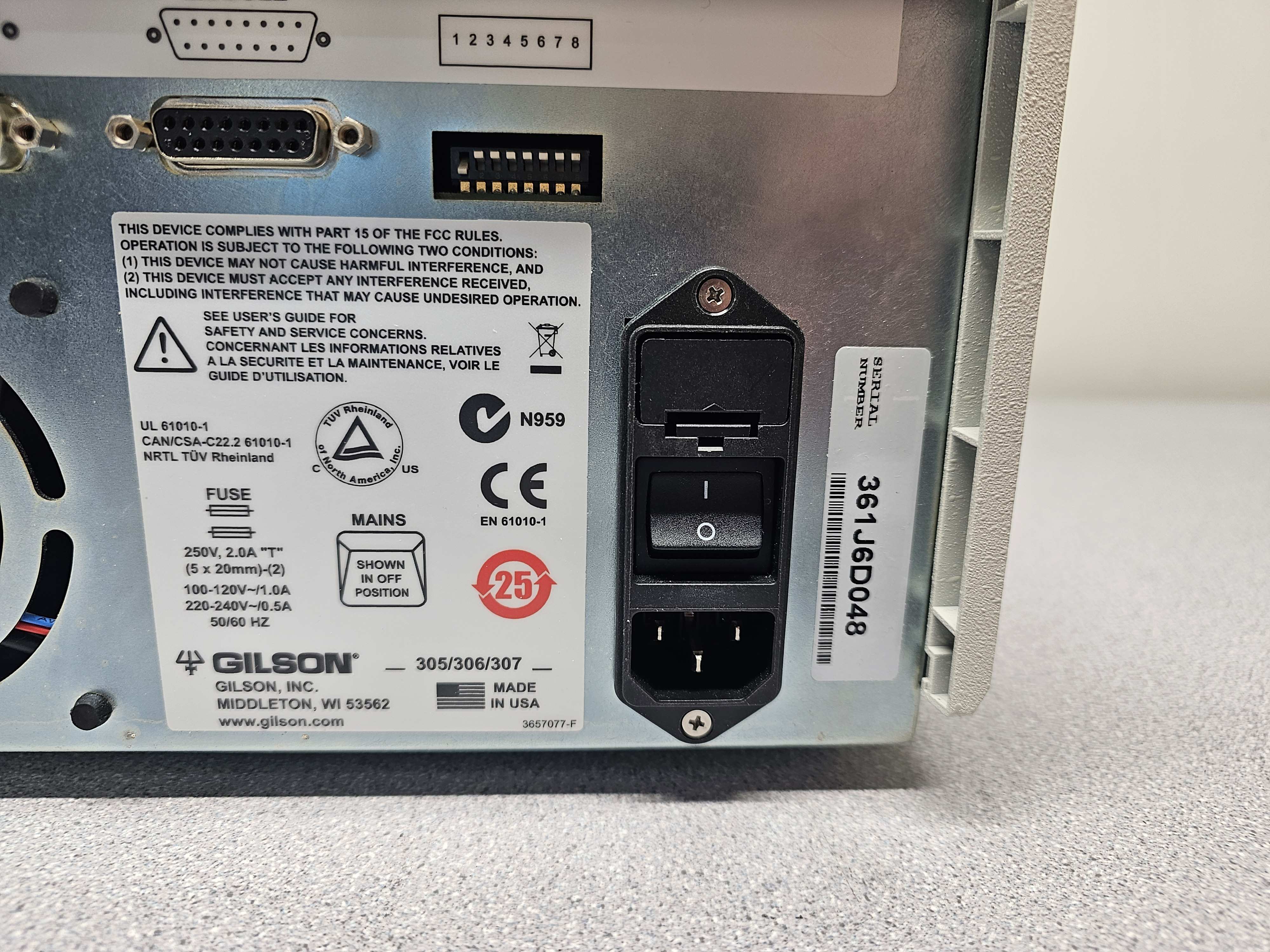 Gilson 306 HPLC Pump Analytical to Preparative Multi-Pump Isocratic/Binary