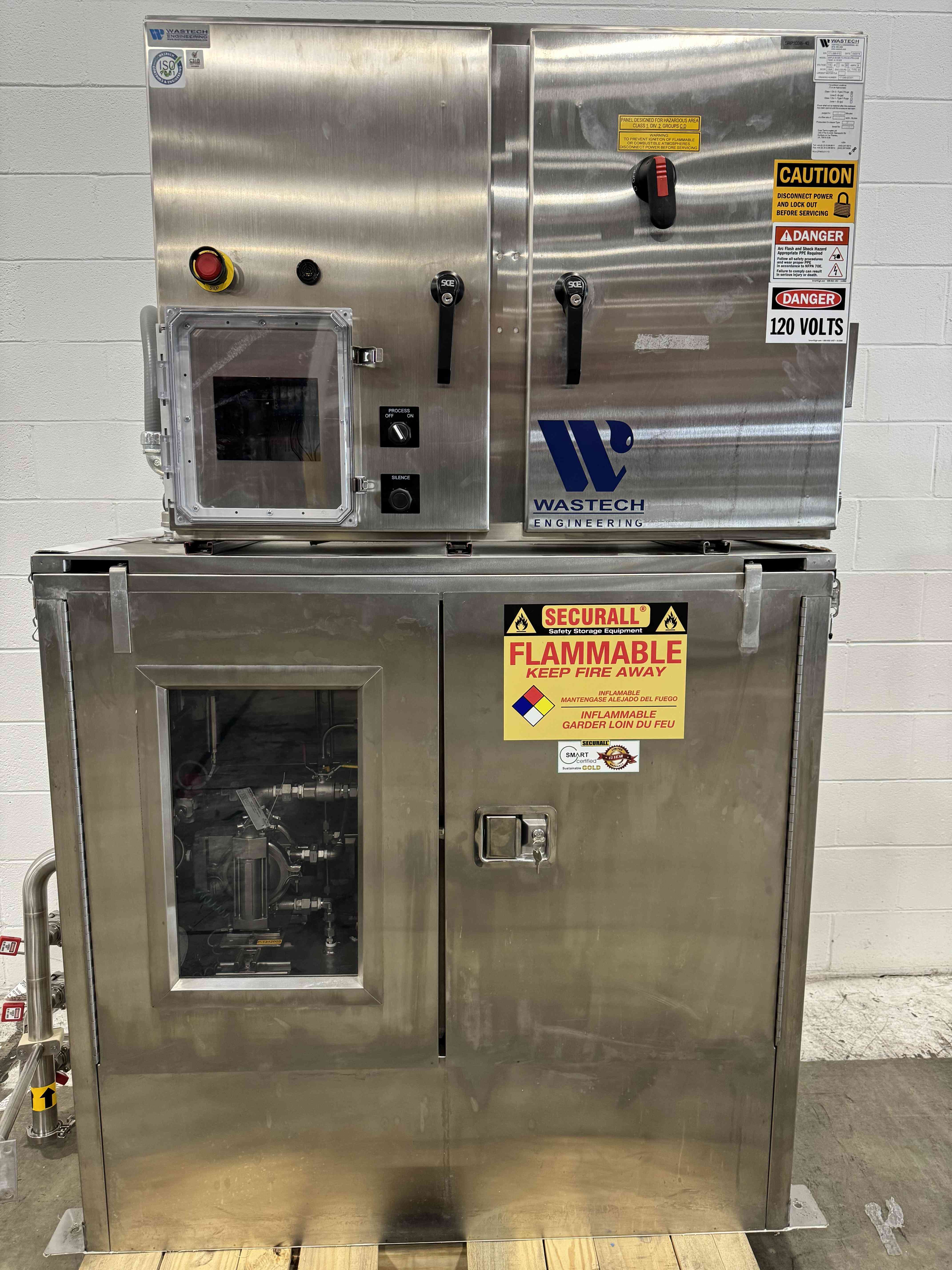 Tech Engineering SSPLS-30-008 Solvent Dispense System, 30 Gallon Capacity