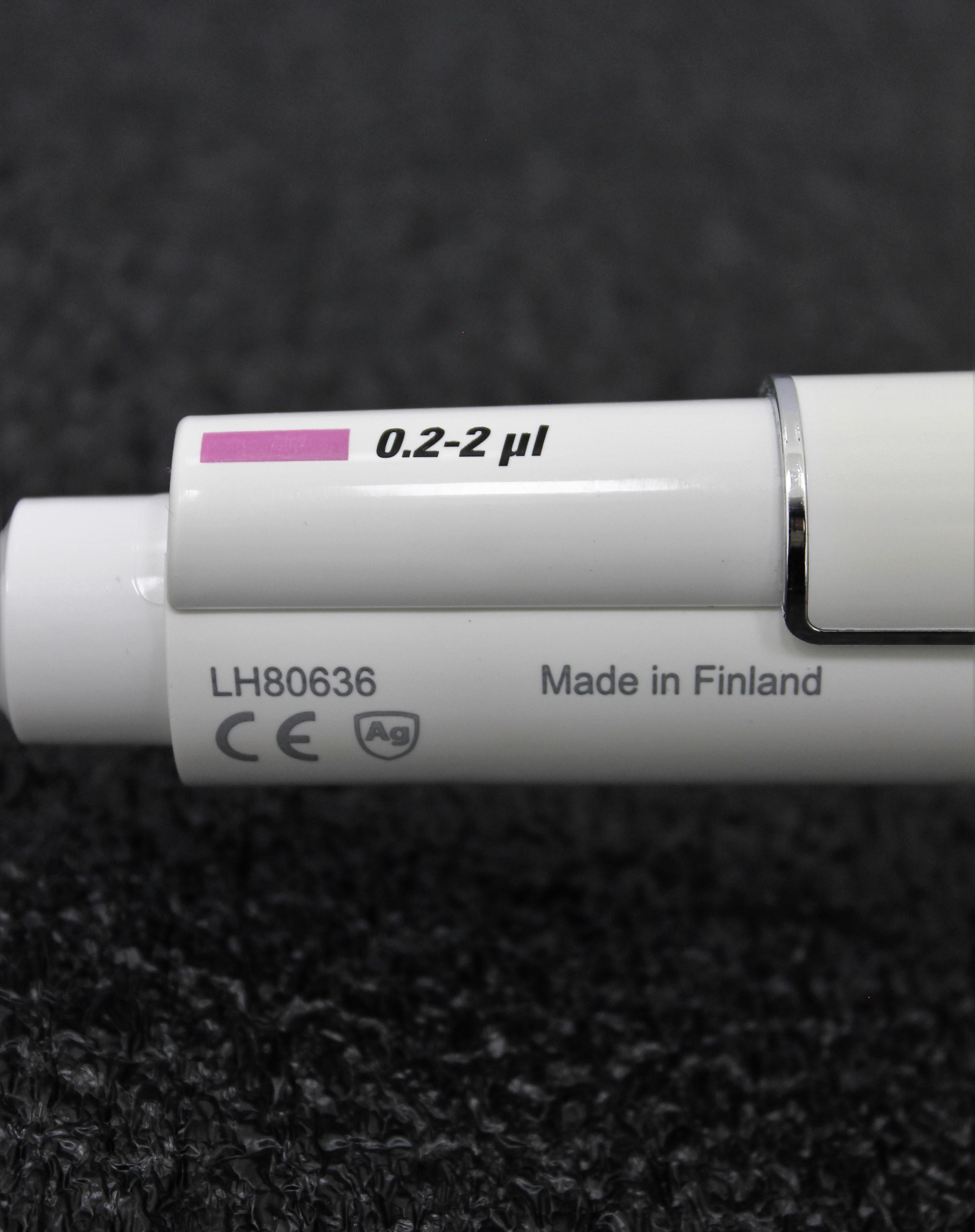 Thermo Finn Pipette F1 Manual 0.2-2uL Adjustable Single Channel Pink