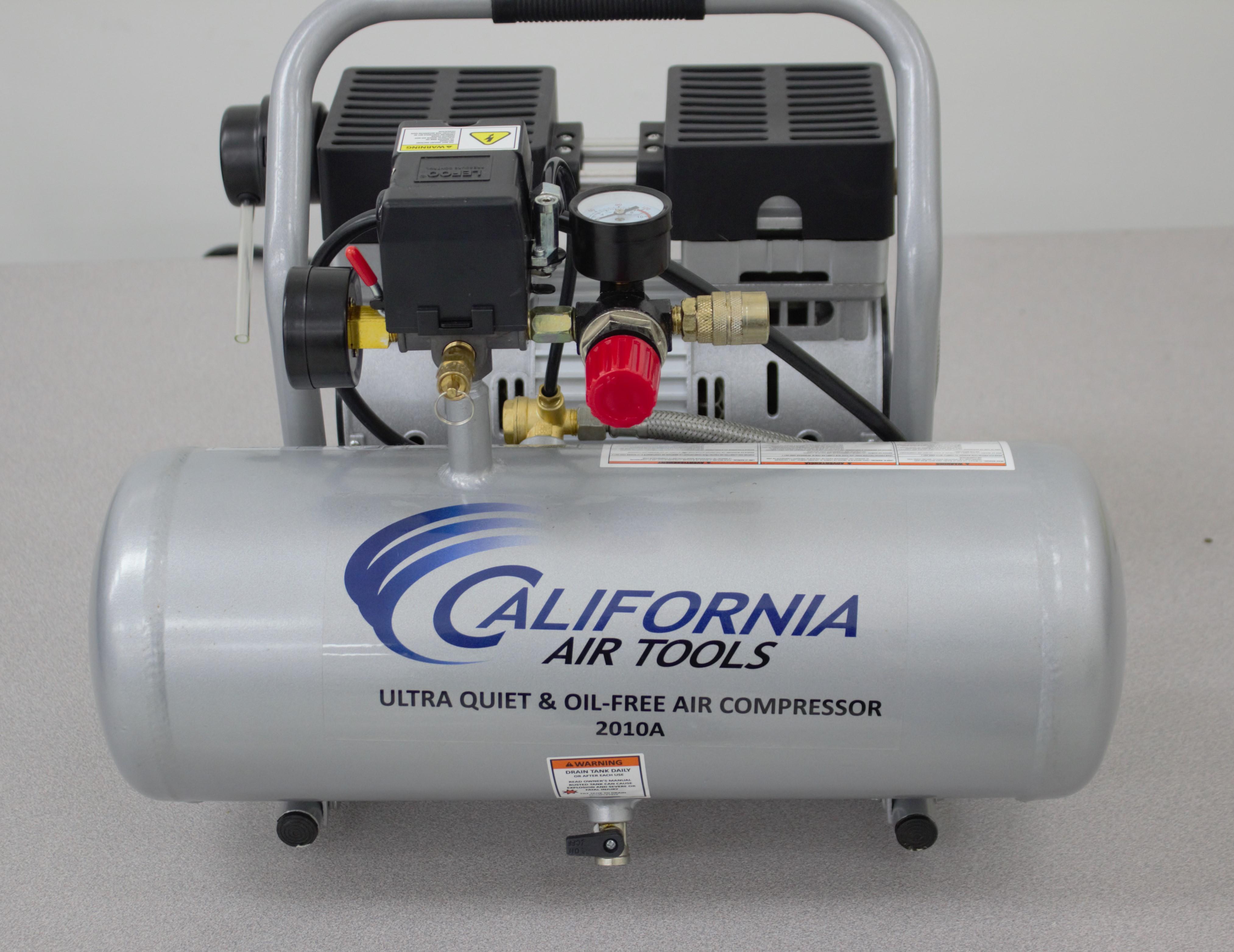 California Air Tools 2010A Air Compressor 1 HP 2 Gallon Tank Ultra Quiet