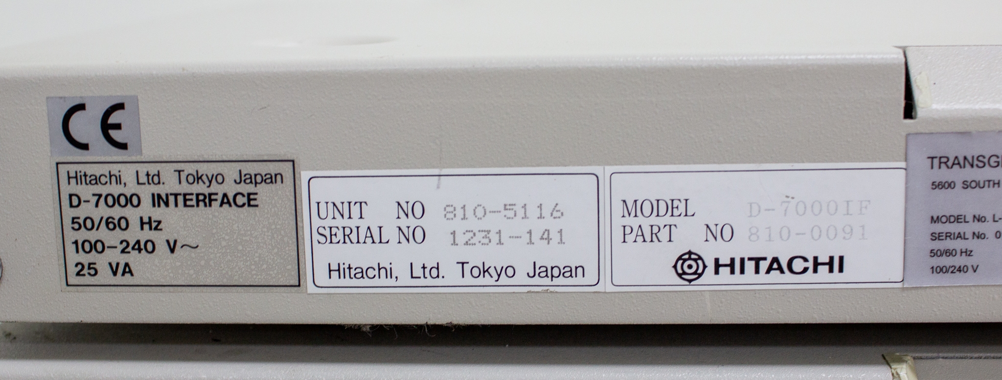 Hitachi L-7100 HPLC Pump D-7000 Interface 39.2MPa High Precision Analytical