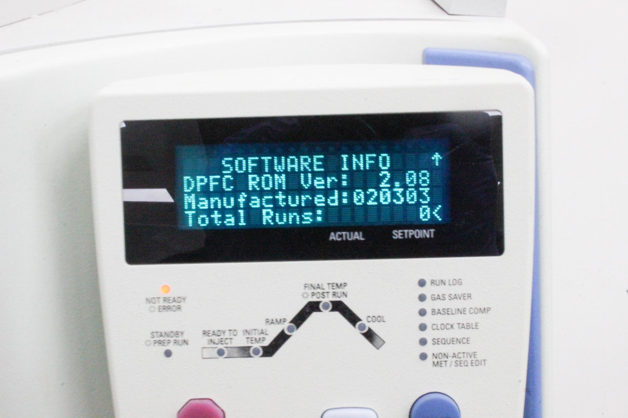 Thermo K27300000000070 Gas Chromatograph For Parts Requires Repair