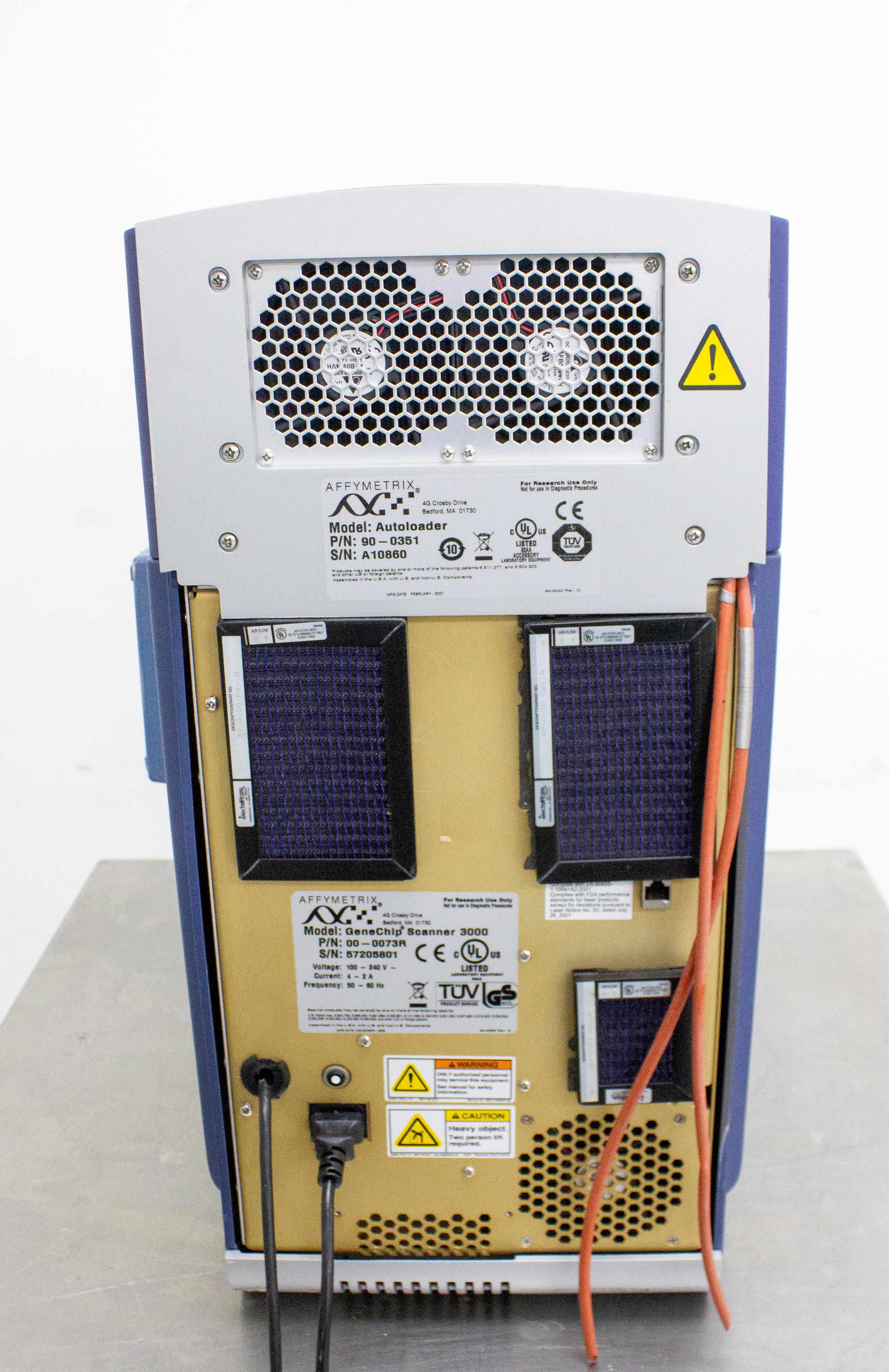 Affymetrix GeneChip Scanner 3000 with Autoloader for High-Res Genetic Analysis