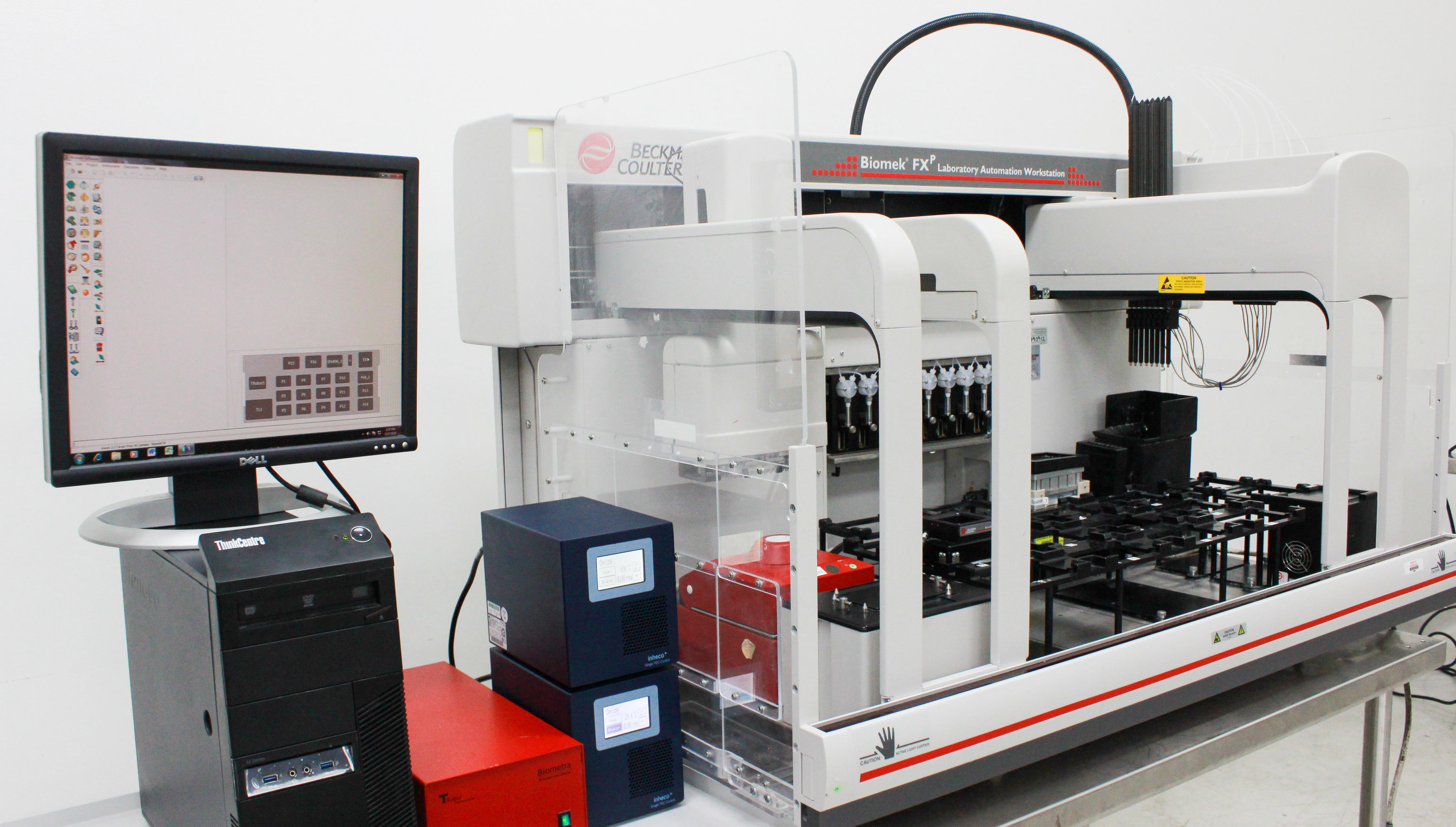 Beckman Biomek FXP Dual Arm Liquid Handler DNA/RNA Prep/Assays/Includes PC