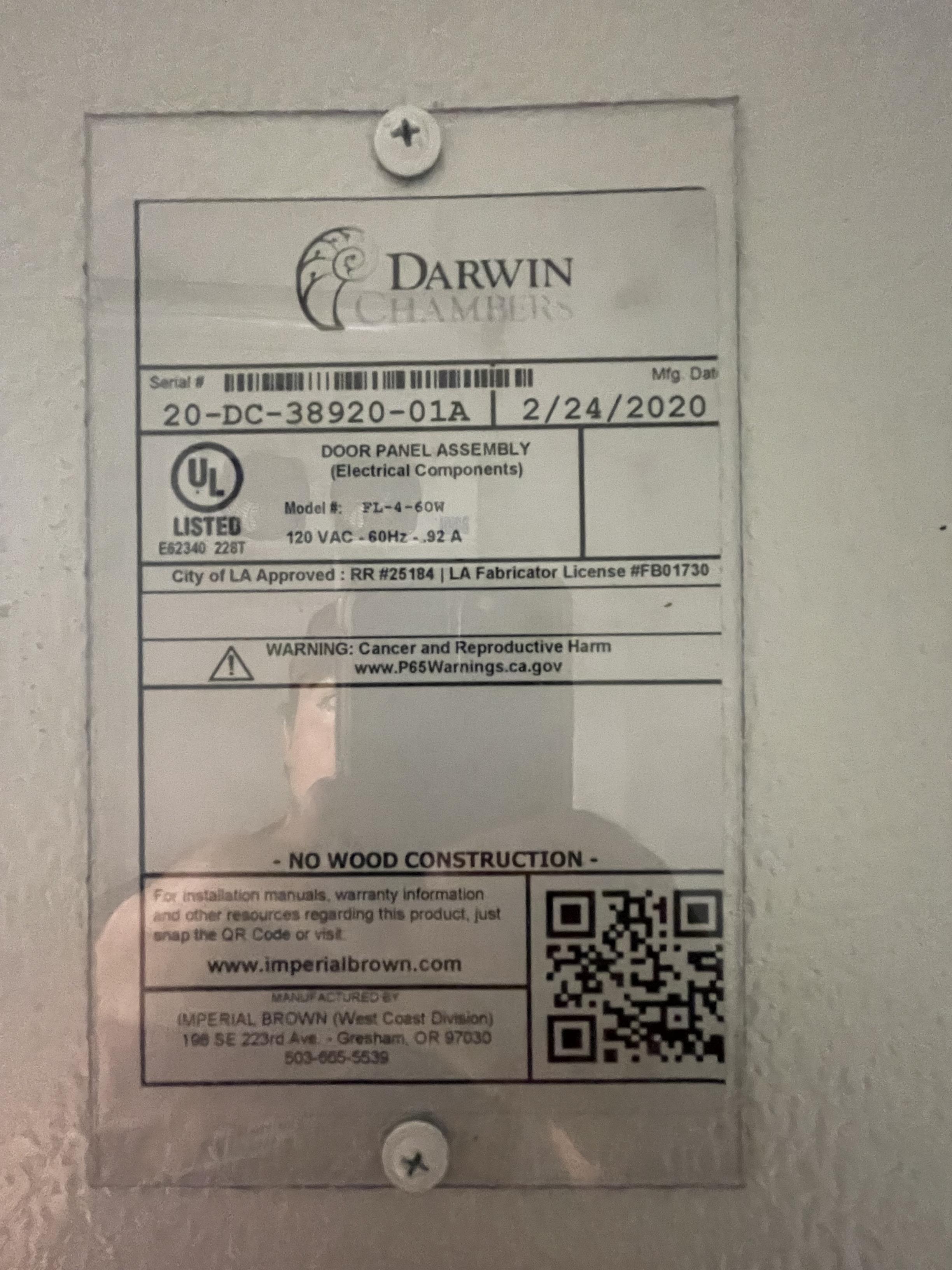 Darwin LAB-G1NN-10X10 Stability Chamber 25C to 40C for GMP Studies