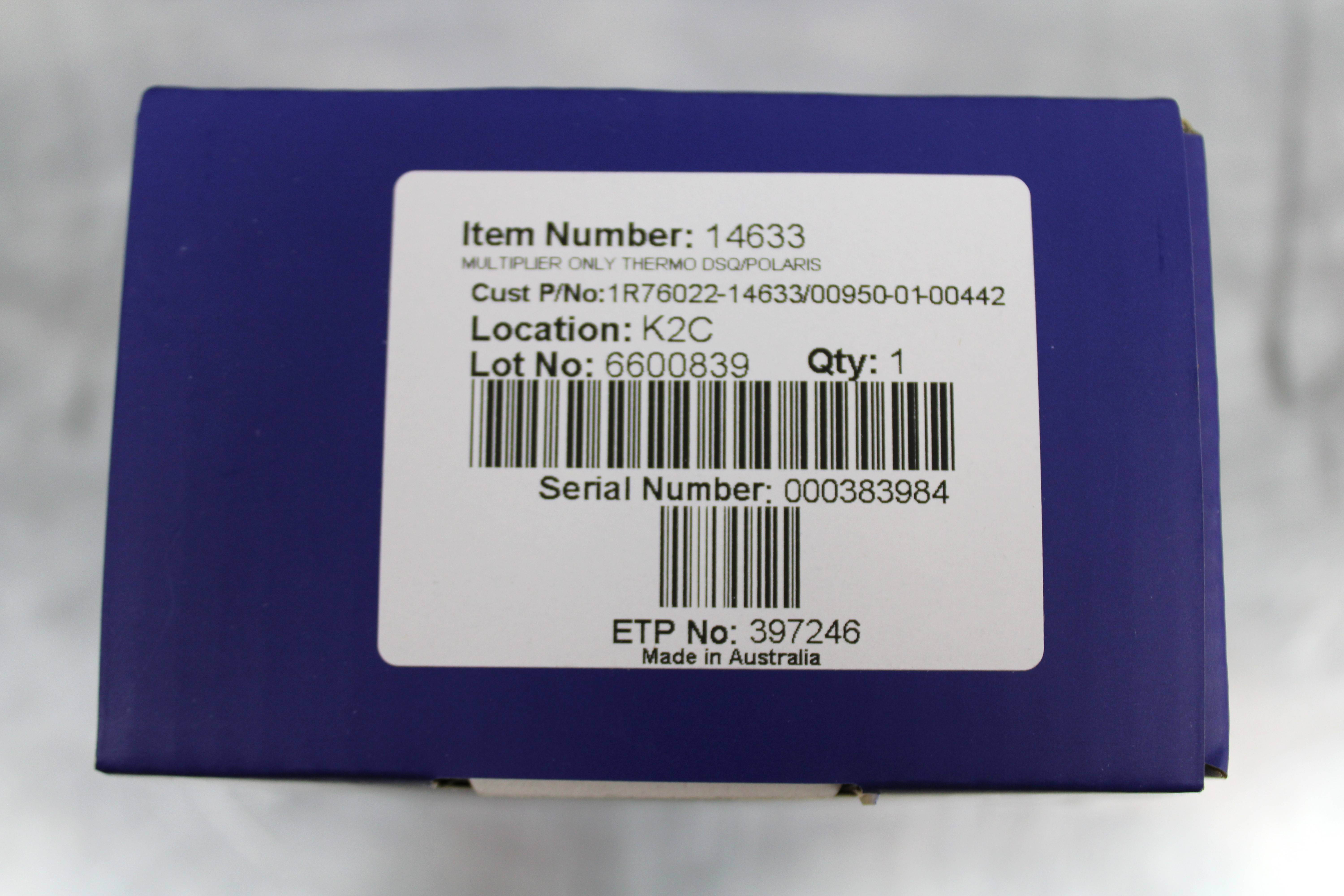 ETP 14633 Mass Spectrometry Accessory for Enhanced Detection