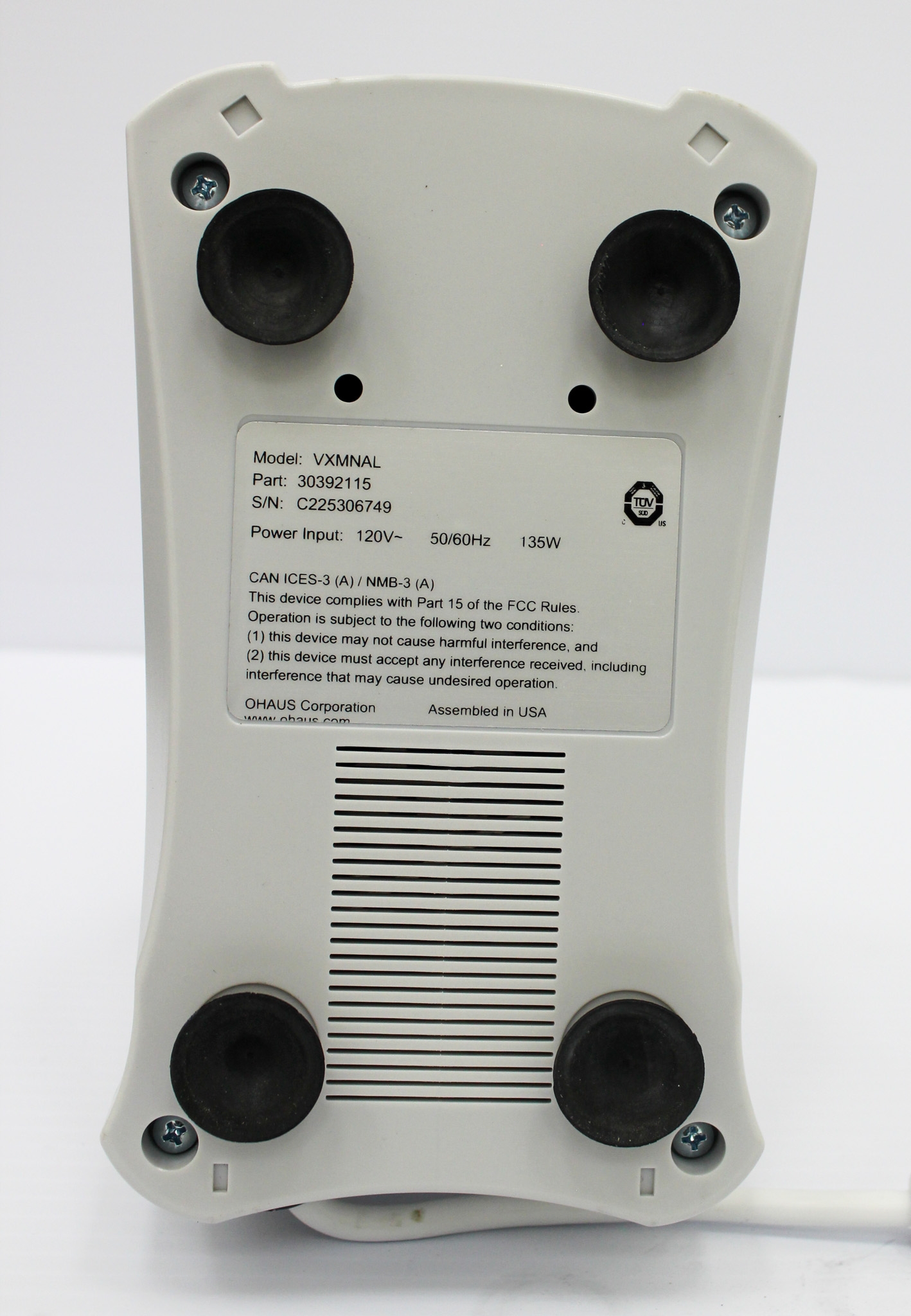 Ohaus VXMNAL Analog Vortex Mixer 9mm Orbit 3200 RPM CPD Storage MT14682