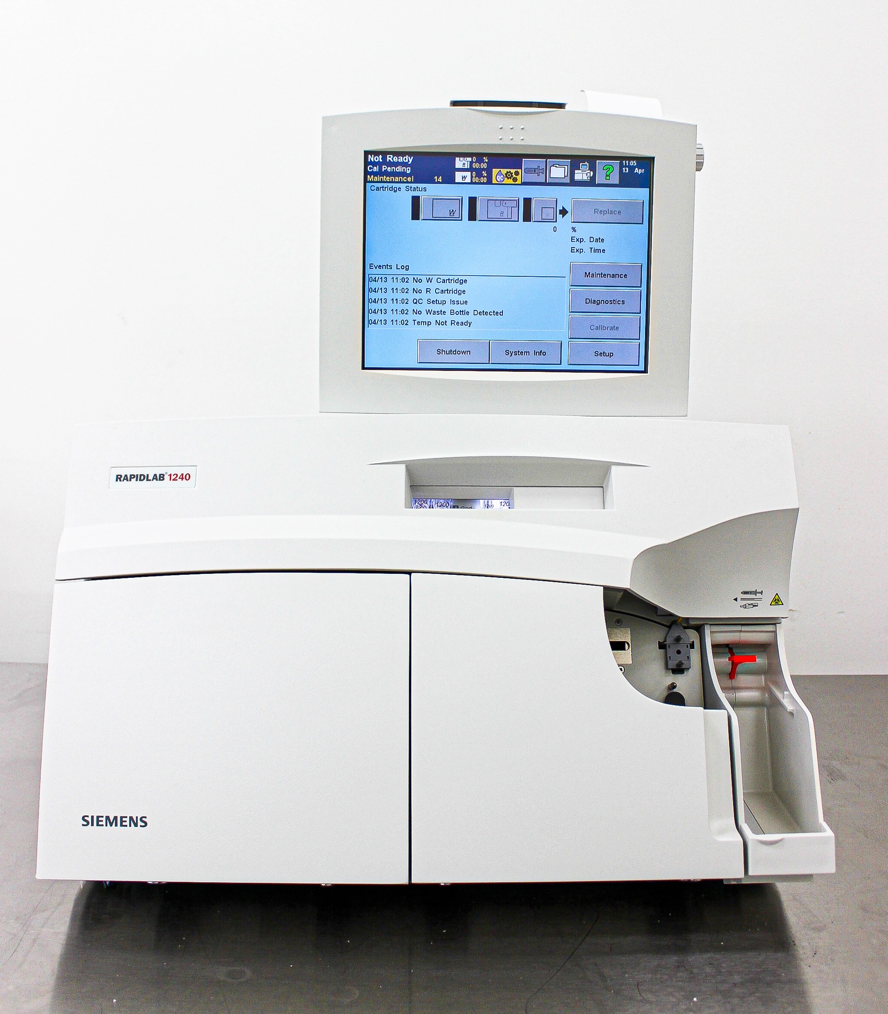 Siemens RapidLab 1240 Blood Analyzer with Computer & Software 15C-32C USA
