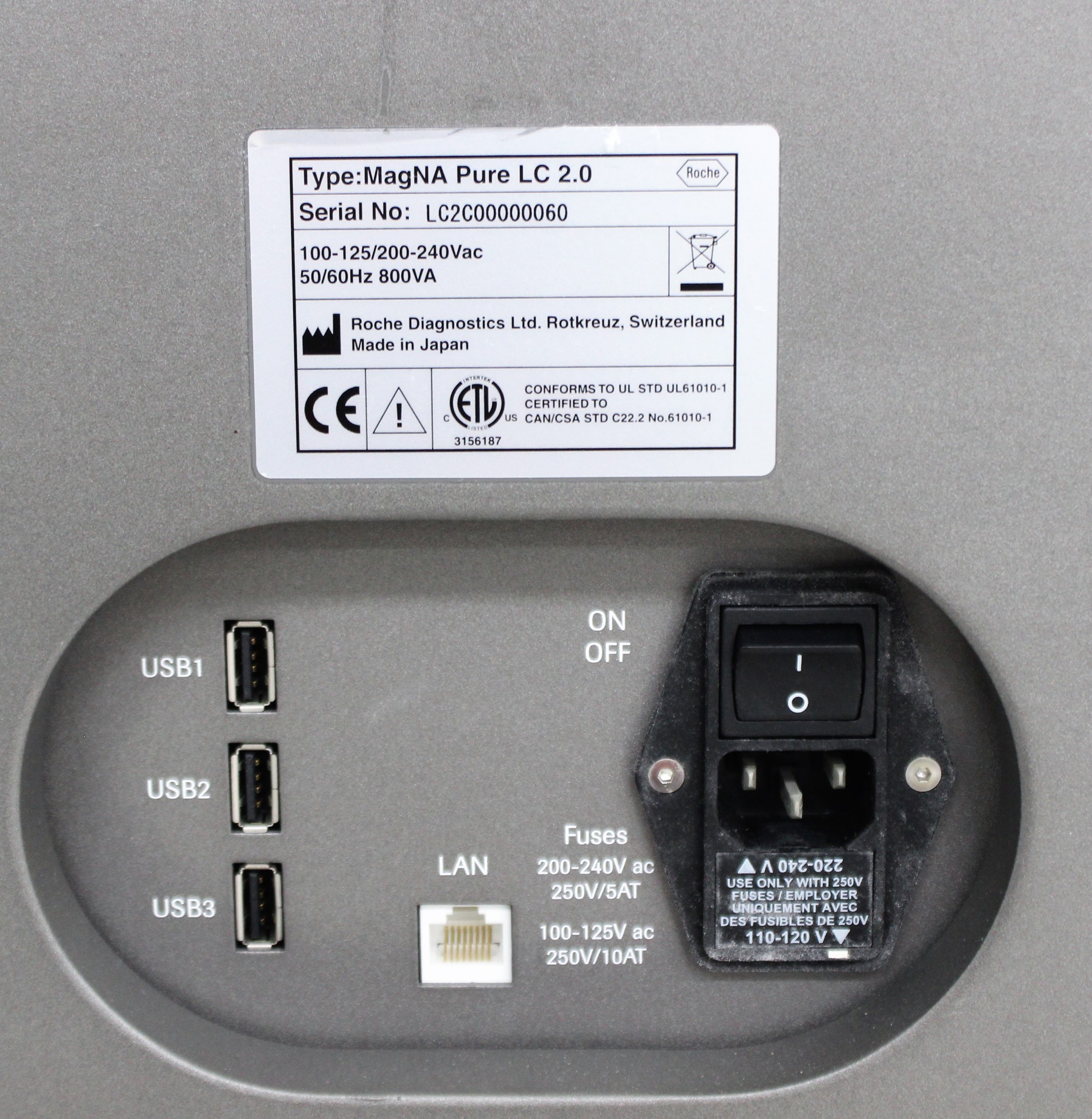 Roche MagNA Pure LC 2.0 Nucleic Acid Preparation Instrument Used