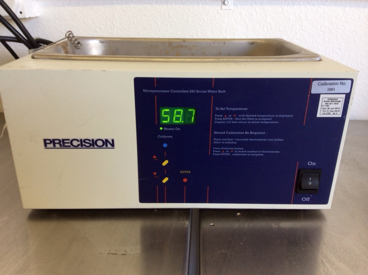 Precision Water Bath 280 Series Microprocessor Controlled 0.1C Precision