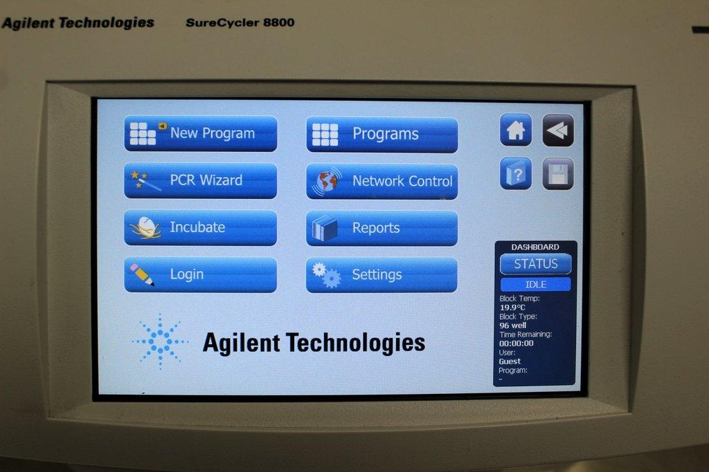 Agilent SureCycler 8800 PCR Thermal Cycler 4-99C Interchangeable Block