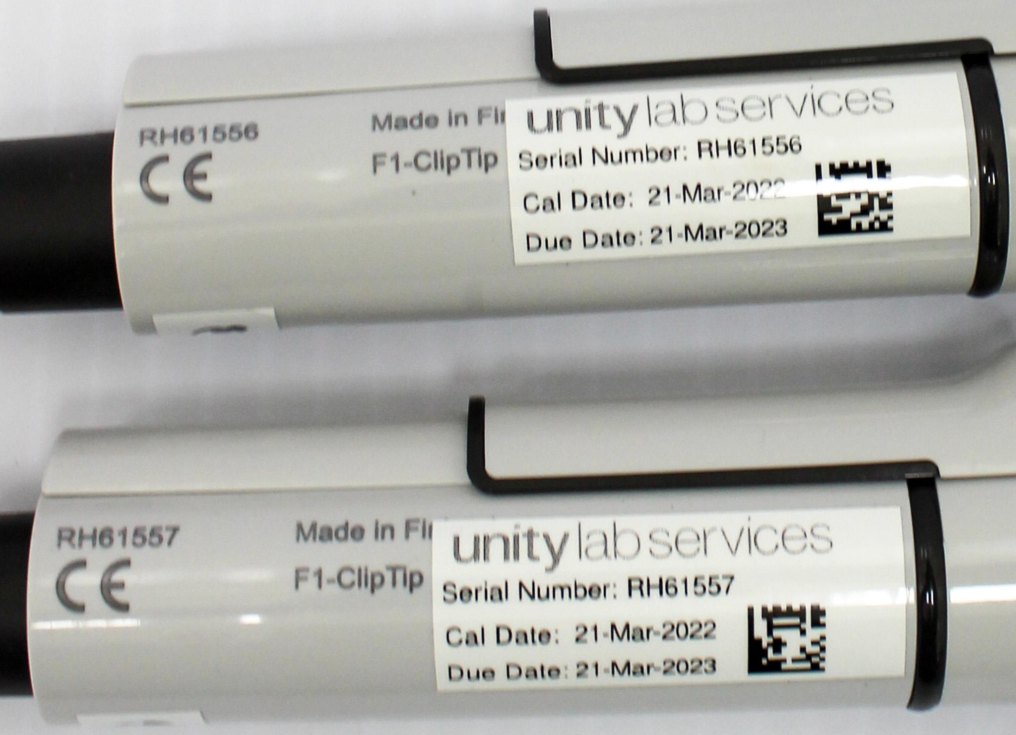 Thermo Scientific F1-ClipTip Pipette Handler w/ 4 Pipettes 30-300ul/100-1000ul
