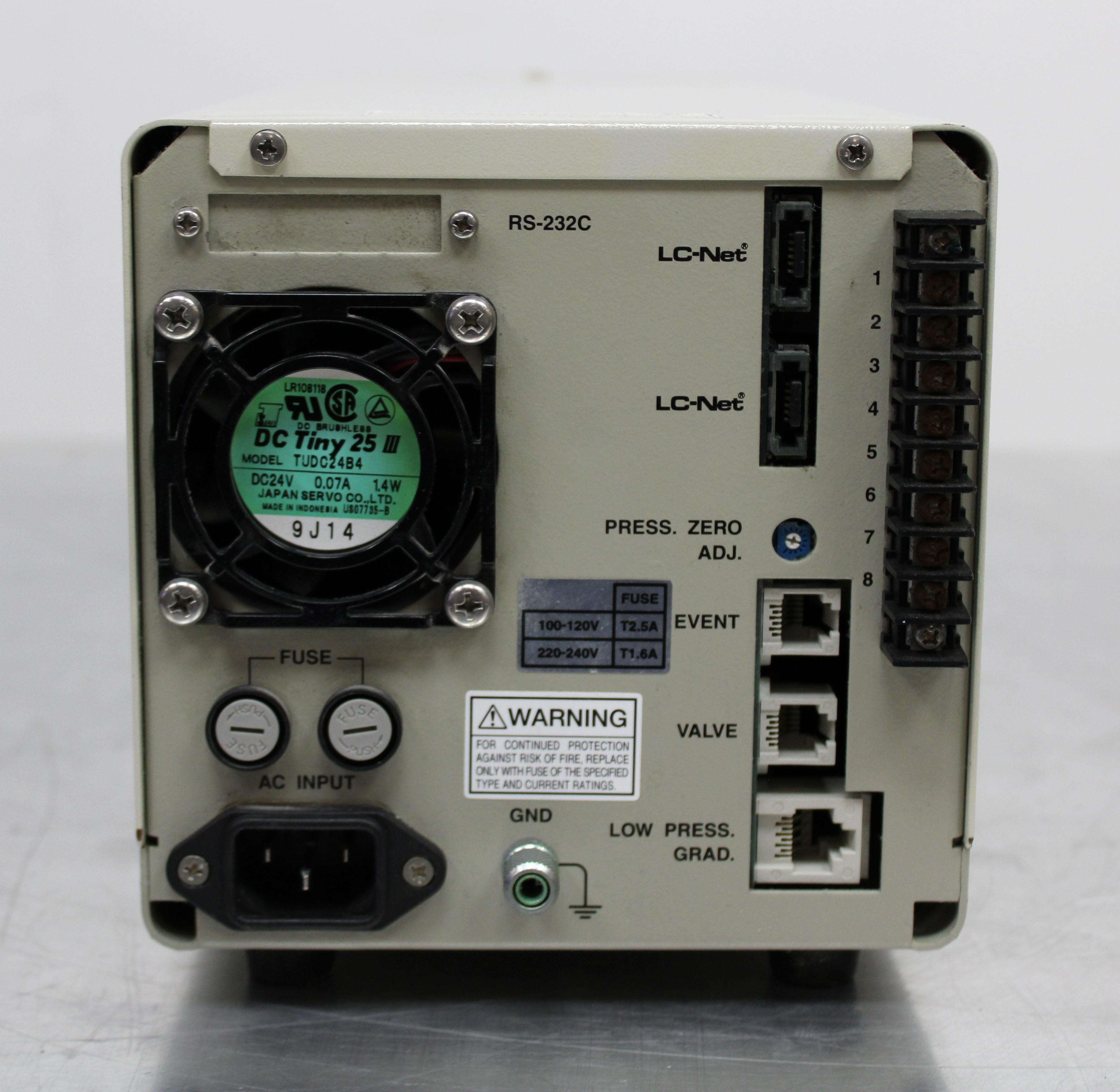 Jasco PU-1587 Intelligent Prep. Pump HPLC System 240V 50/60Hz Used