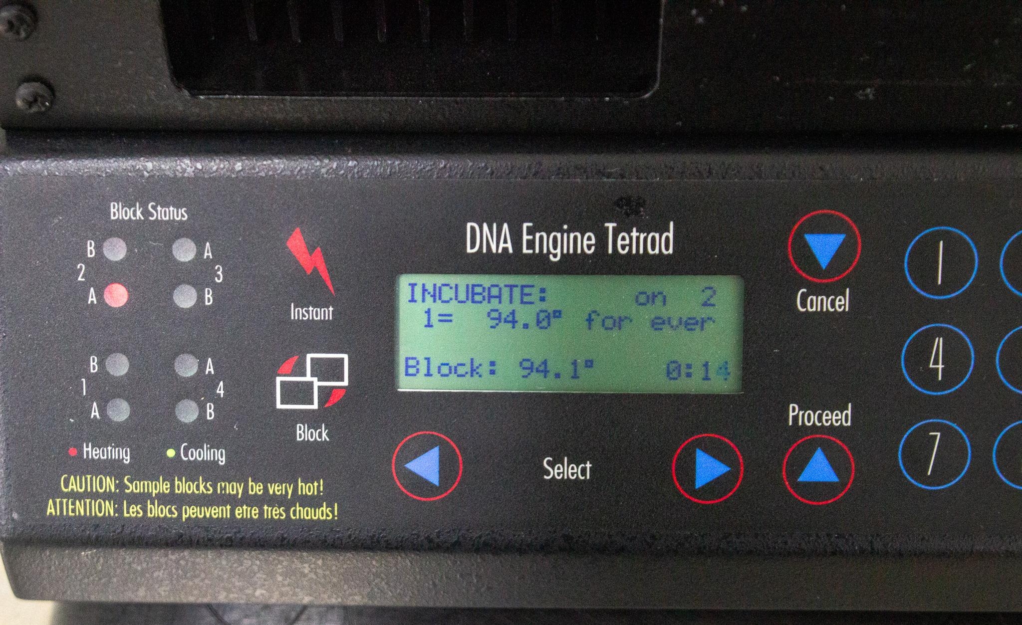 MJ Research PTC-225 Thermal Cycler with 4 Alpha Blocks, -5 to 105C Range