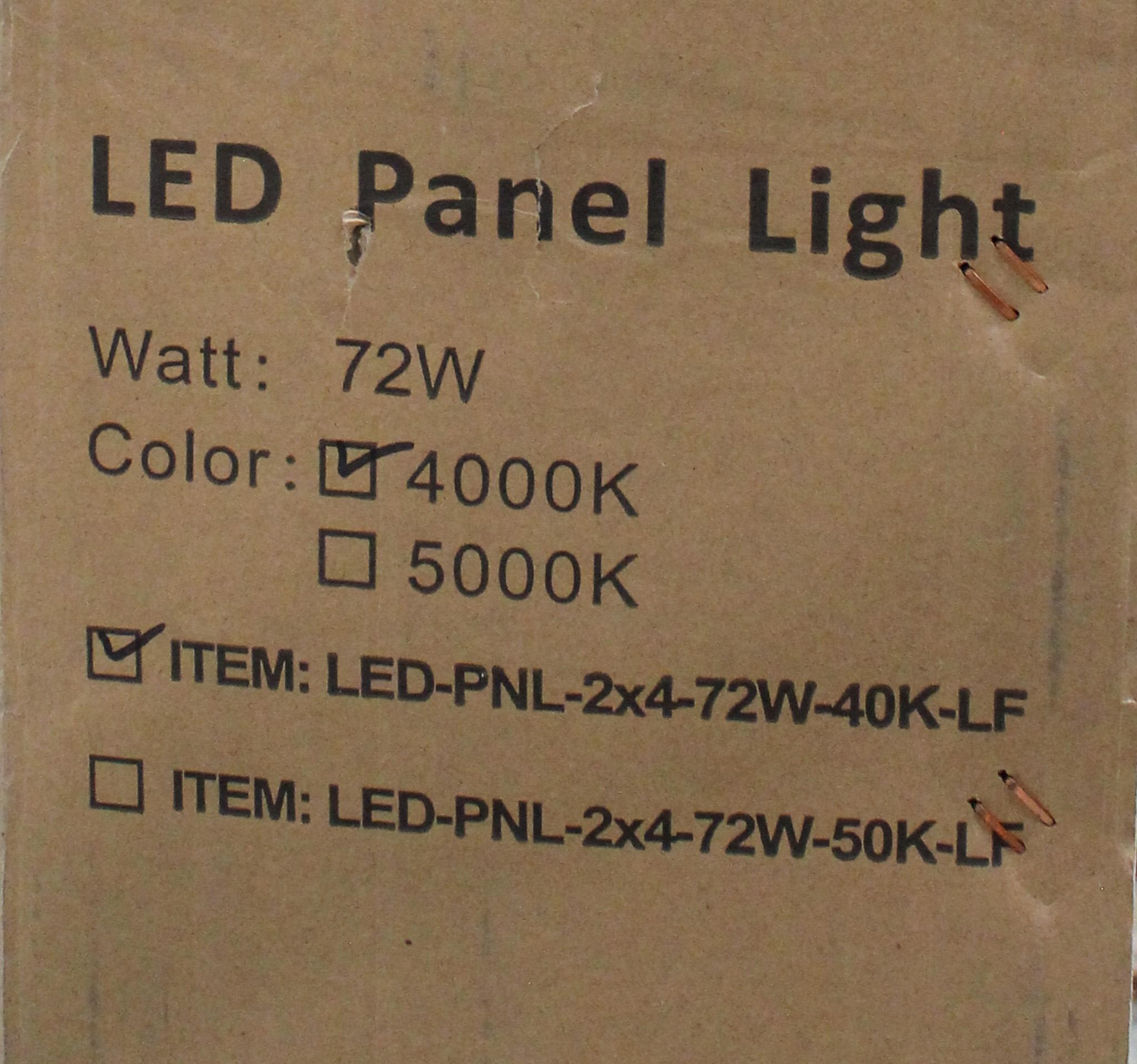 EnVision 72W LED Flat Panel Light for Commercial Spaces 4000K Edge-Lit