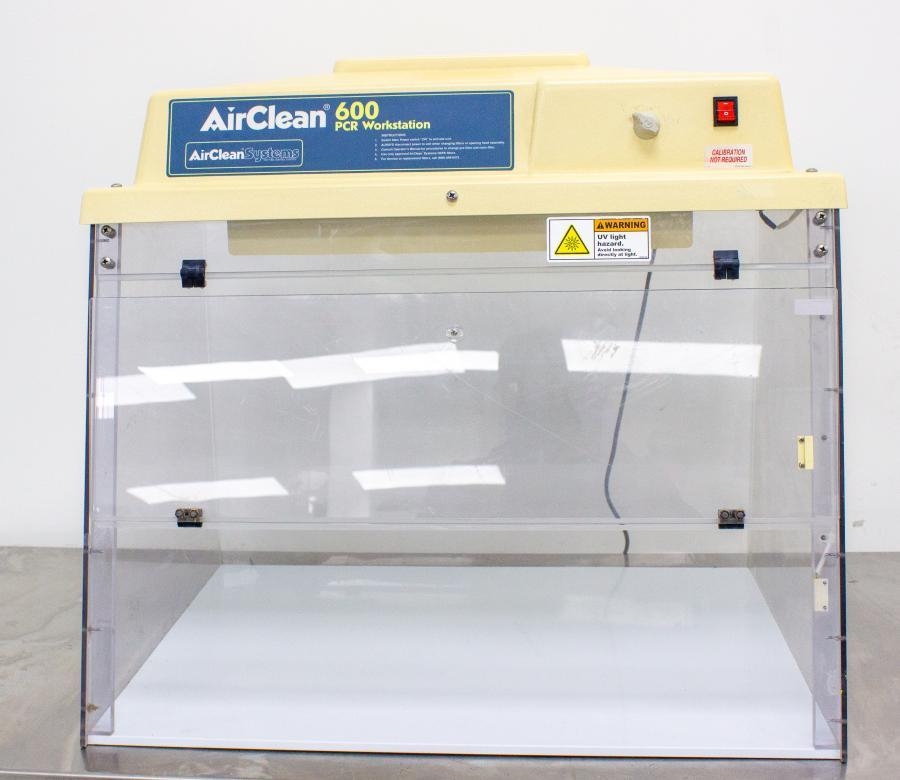 Airclean AC632DB PCR Workstation UV Light Fair Used Fully Assembled