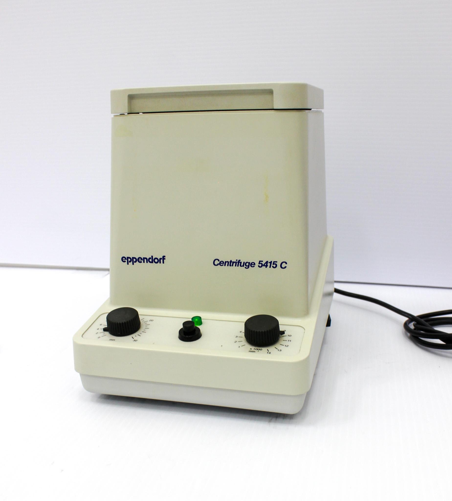 Eppendorf 5415C Microcentrifuge Benchtop 14,000 RPM Quiet Efficient Compact