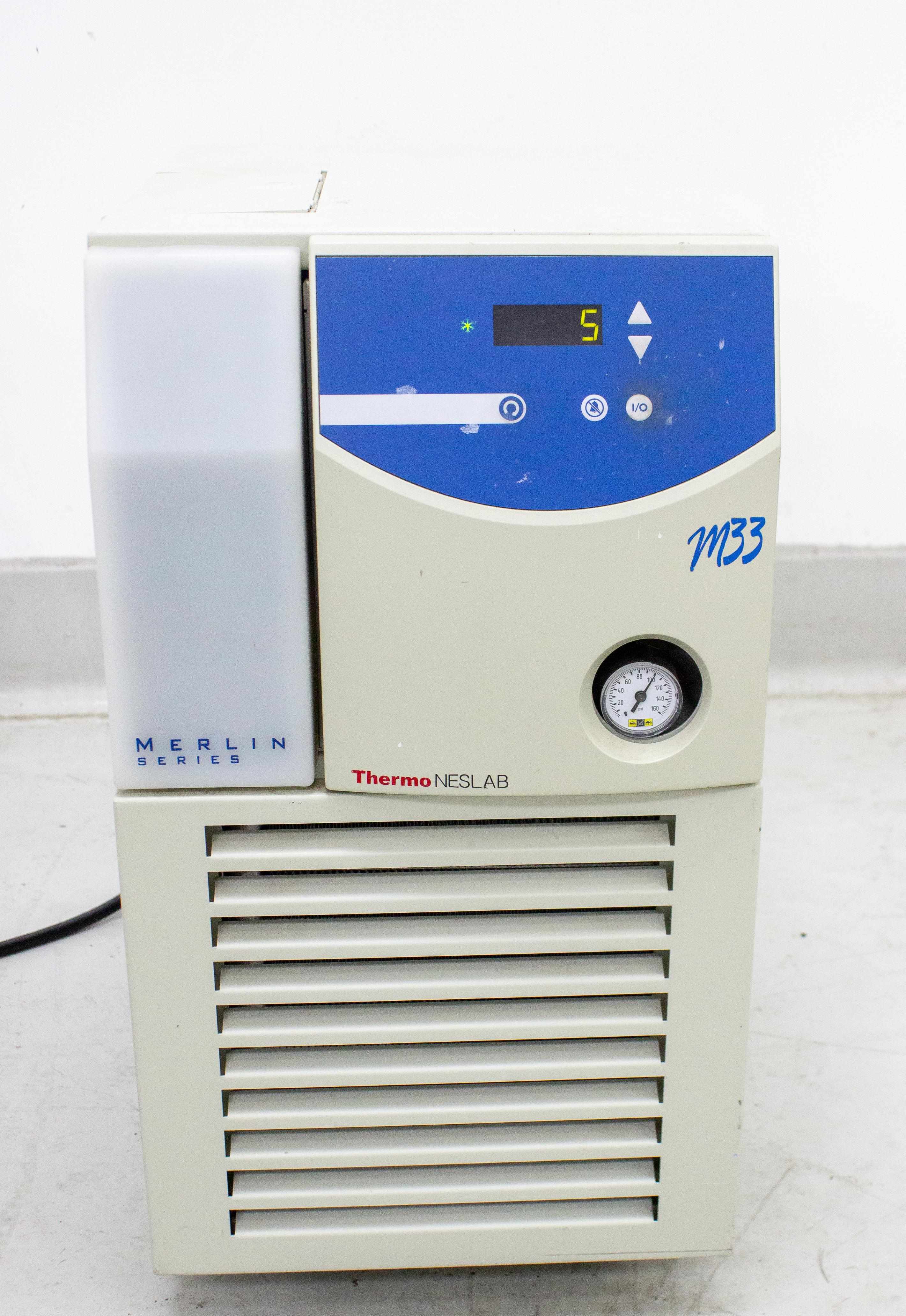 Thermo Neslab M33 Chiller Heat Removal 1500W at Temp Range 5C-35C