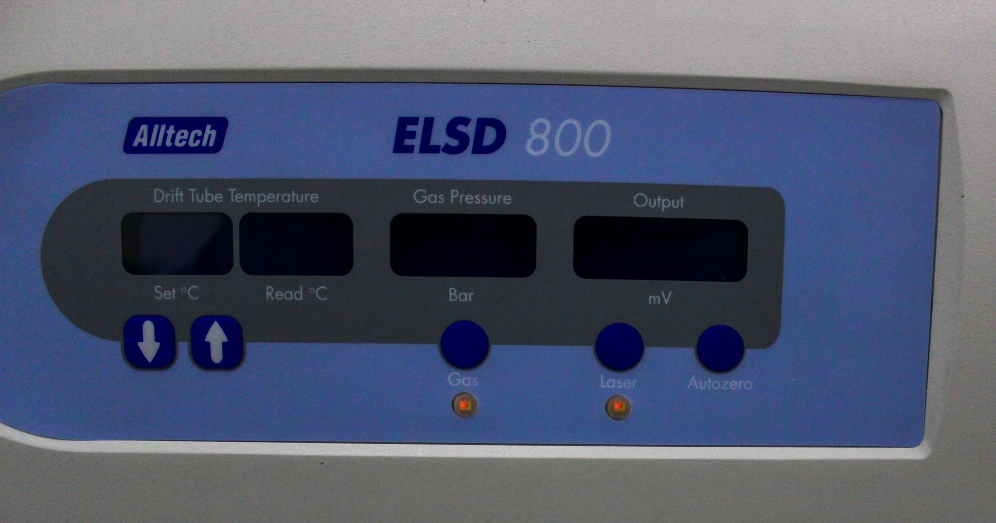 Alltech 800 ELSD Evaporative Light Scattering Detector, 1-110C Range, Used