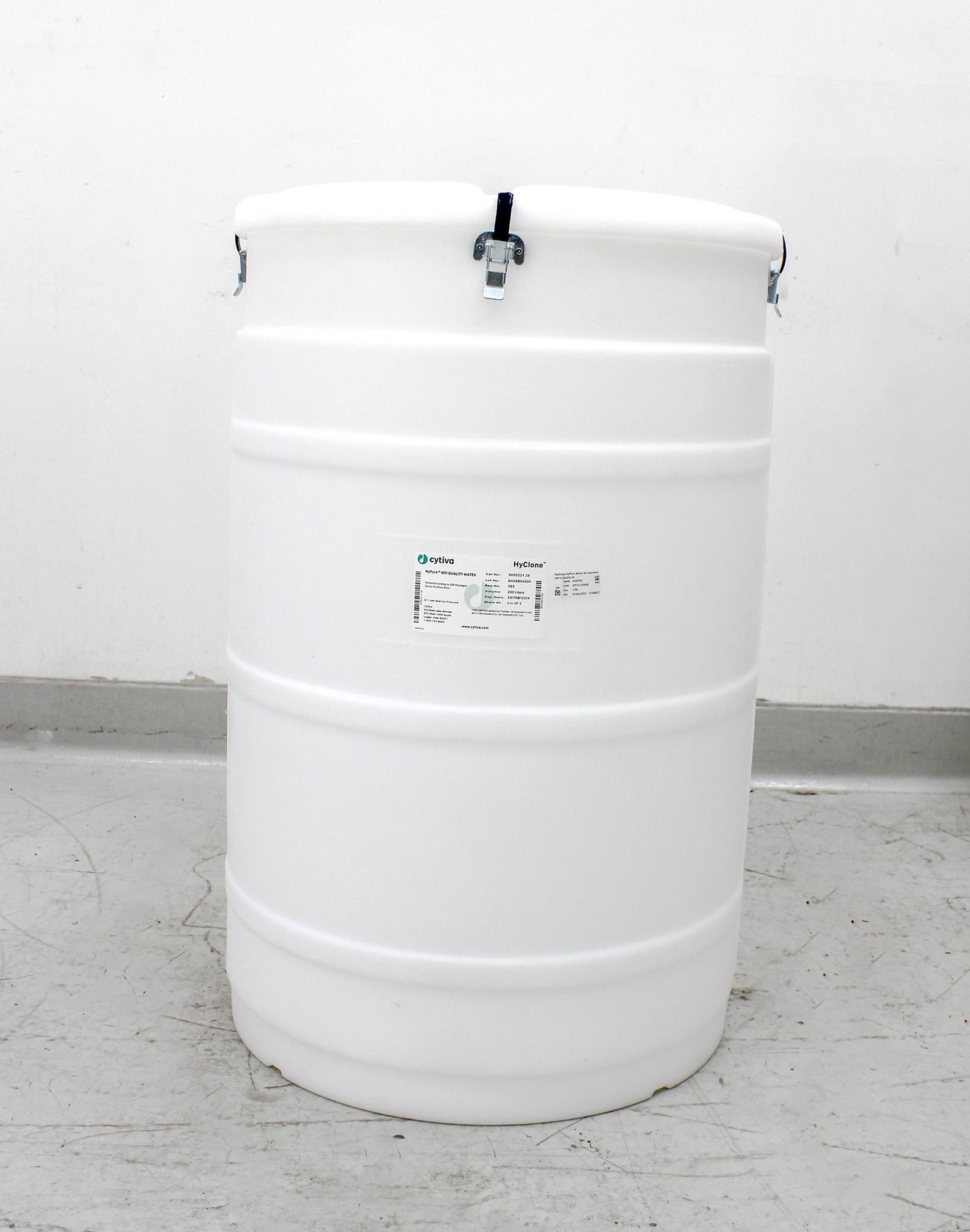 Cytiva SH30221.28 200L WFI Quality Water Storage Container, Turnkey Ready