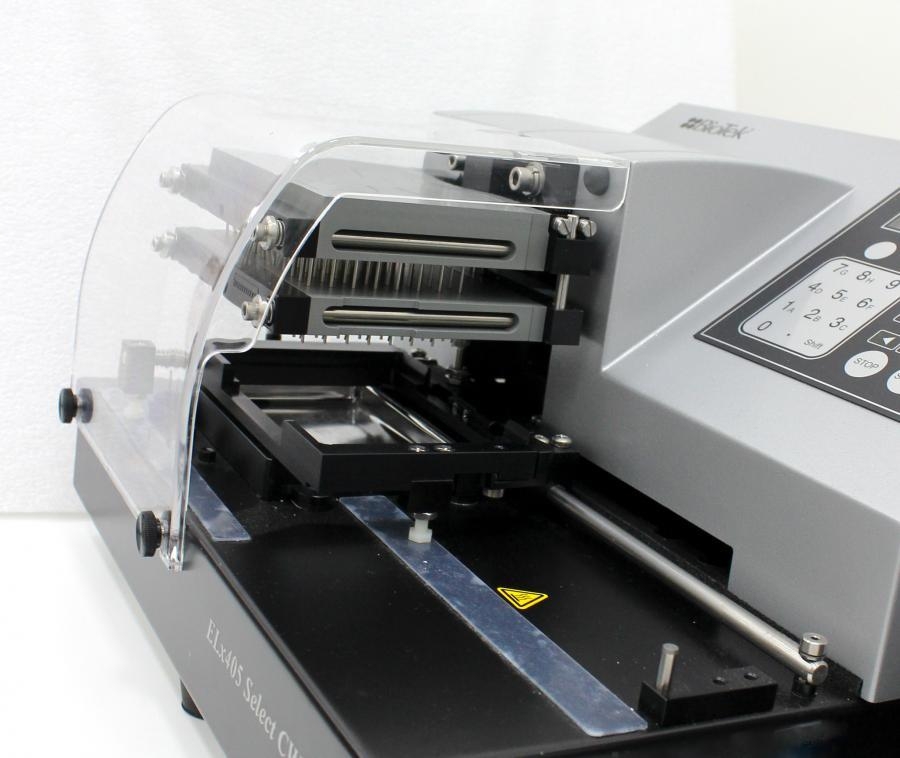 Biotek ELx405 Select Microplate Washer 96-384 Well Deep Well Aspiration