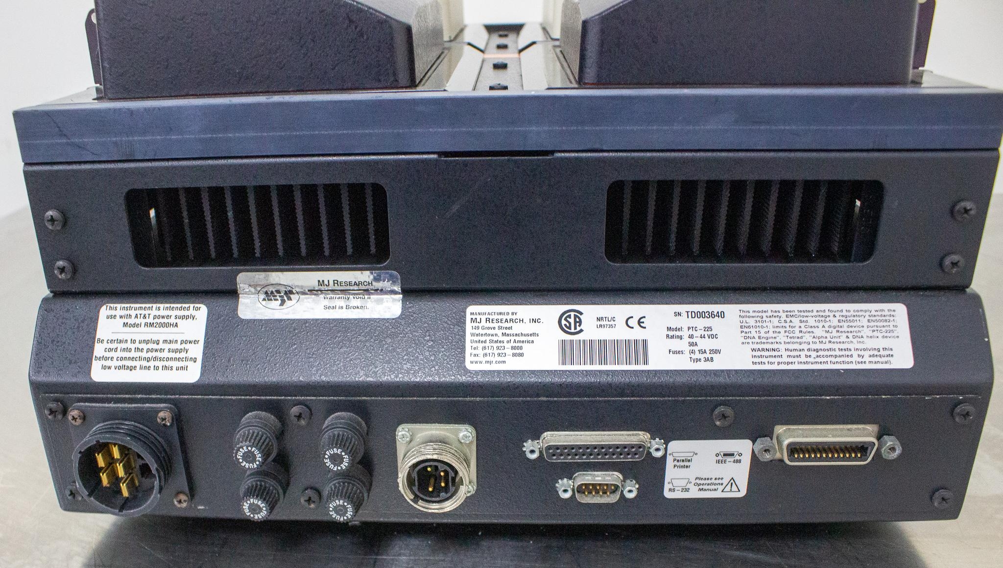 MJ Research PTC-225 Thermal Cycler with 4 Alpha Blocks for PCR