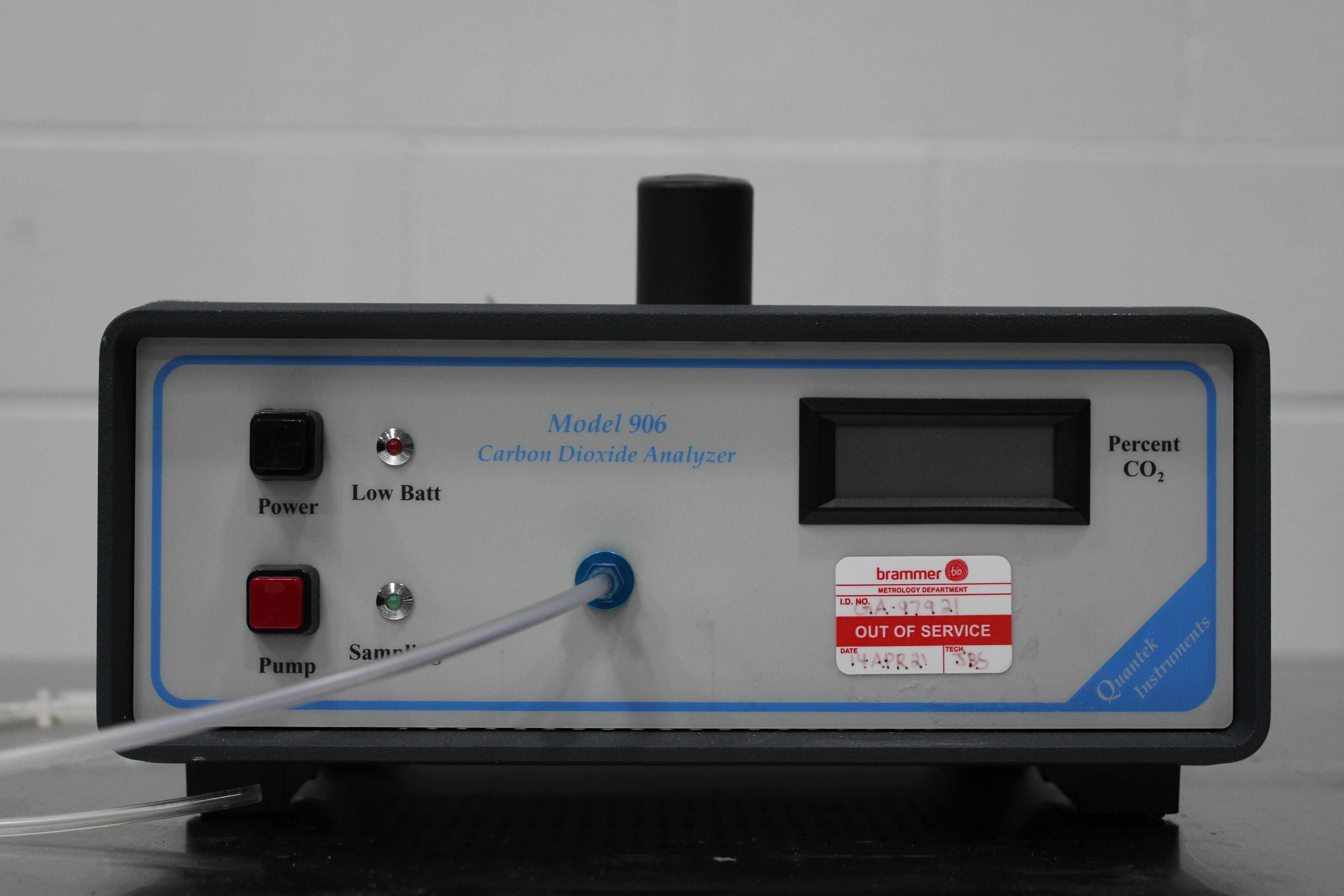 Quantek Model 906 Carbon Dioxide Analyzer - Continuous CO2 Measurement