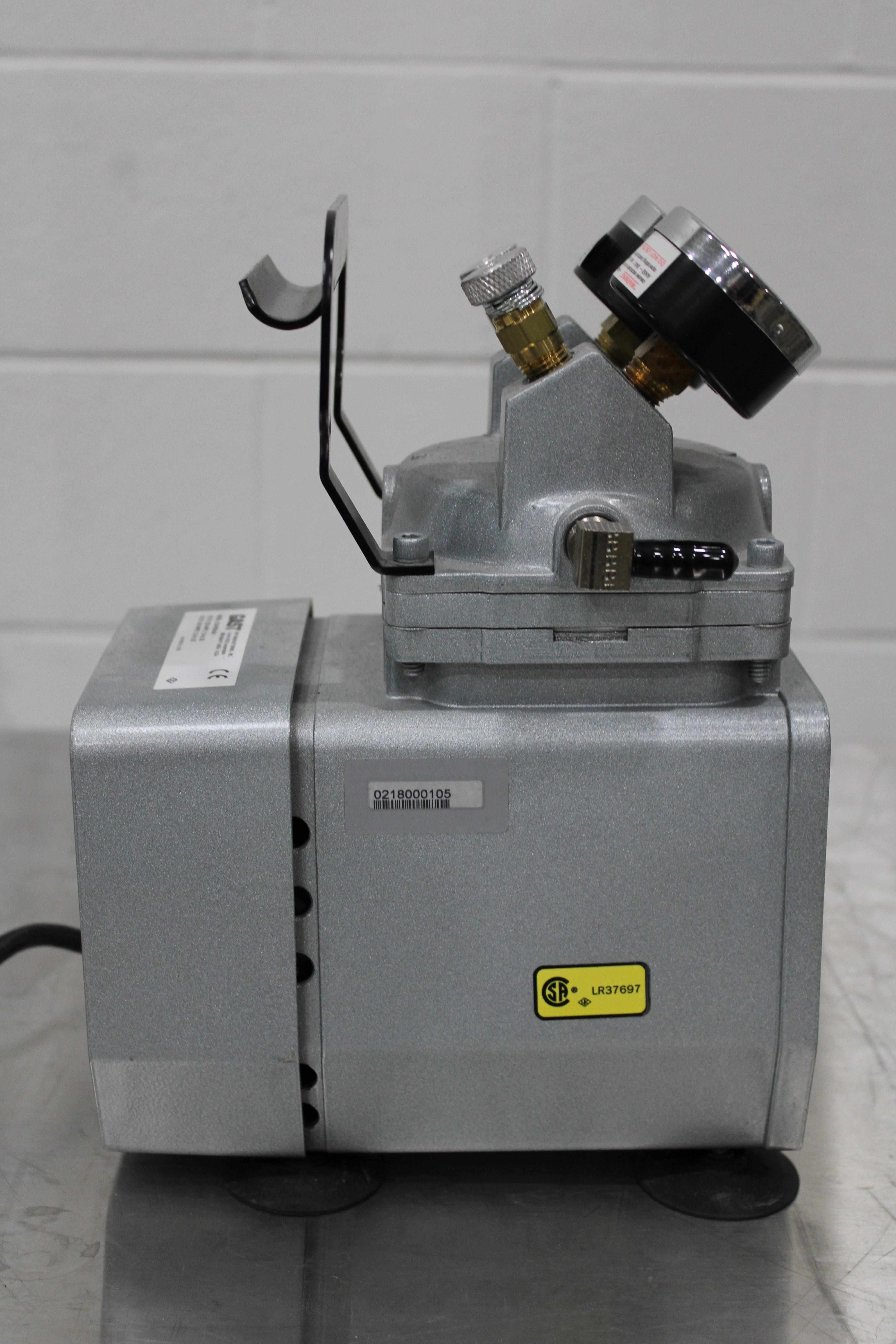 Gast DOA-P504-BN Vacuum Pump Continuous Duty 60PSI 1/8HP 24inHg Functional