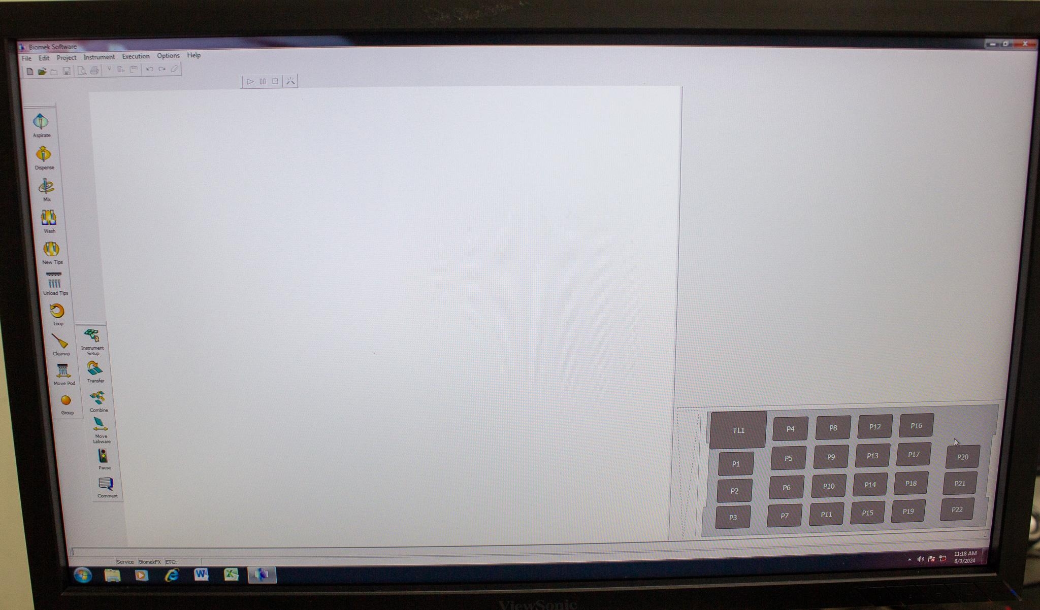 Beckman Biomek FX Automated Liquid Handling w/ PC & Software 717001