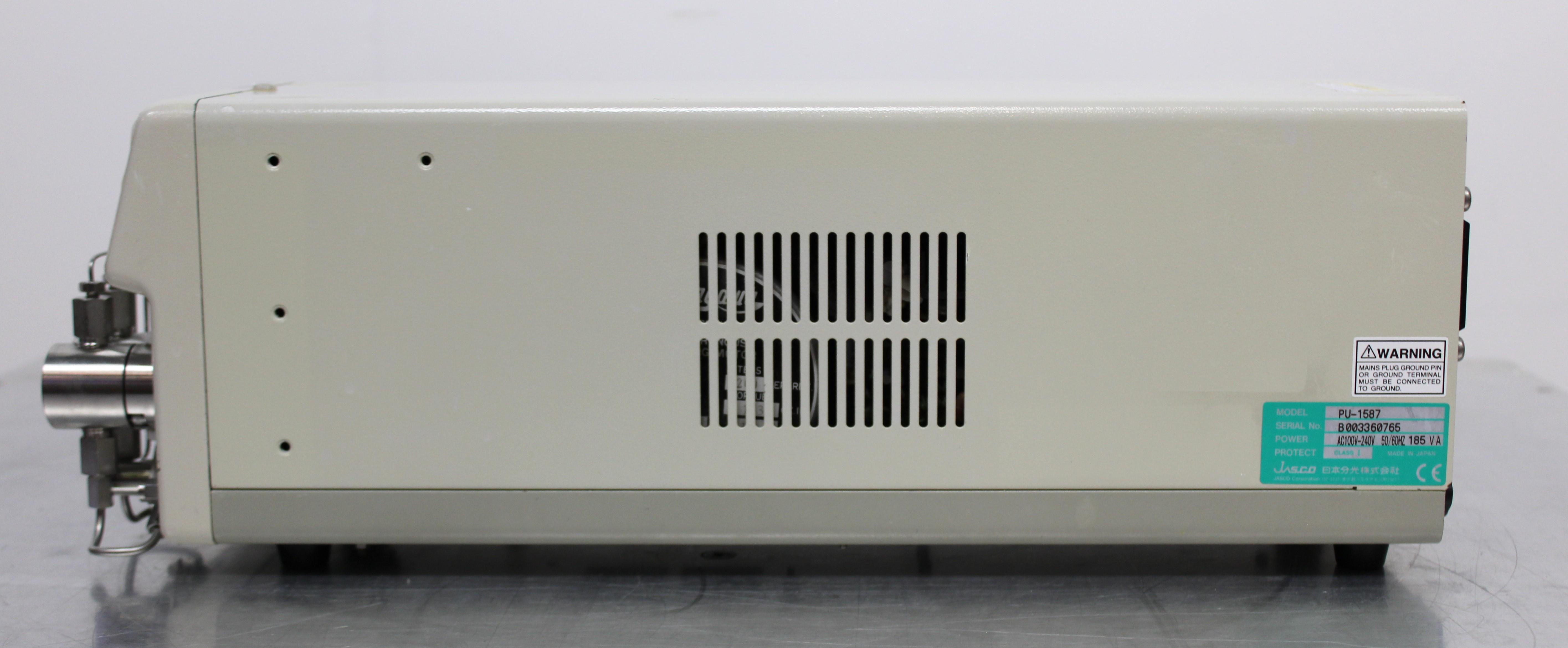 Jasco PU-1587 Intelligent Prep. Pump HPLC System 240V 50/60Hz Used