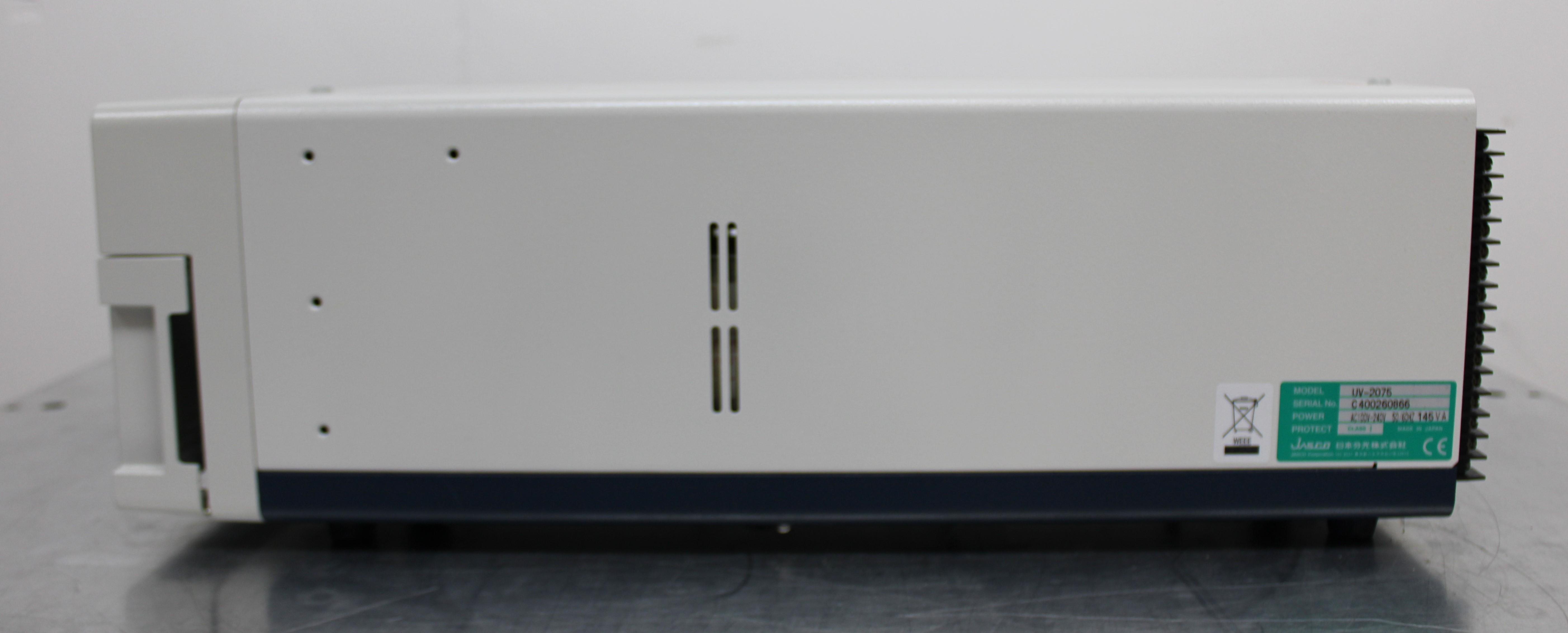 Jasco UV-2075 Plus Analytical Detector UV Vis Dual Beam Intelligent In Use