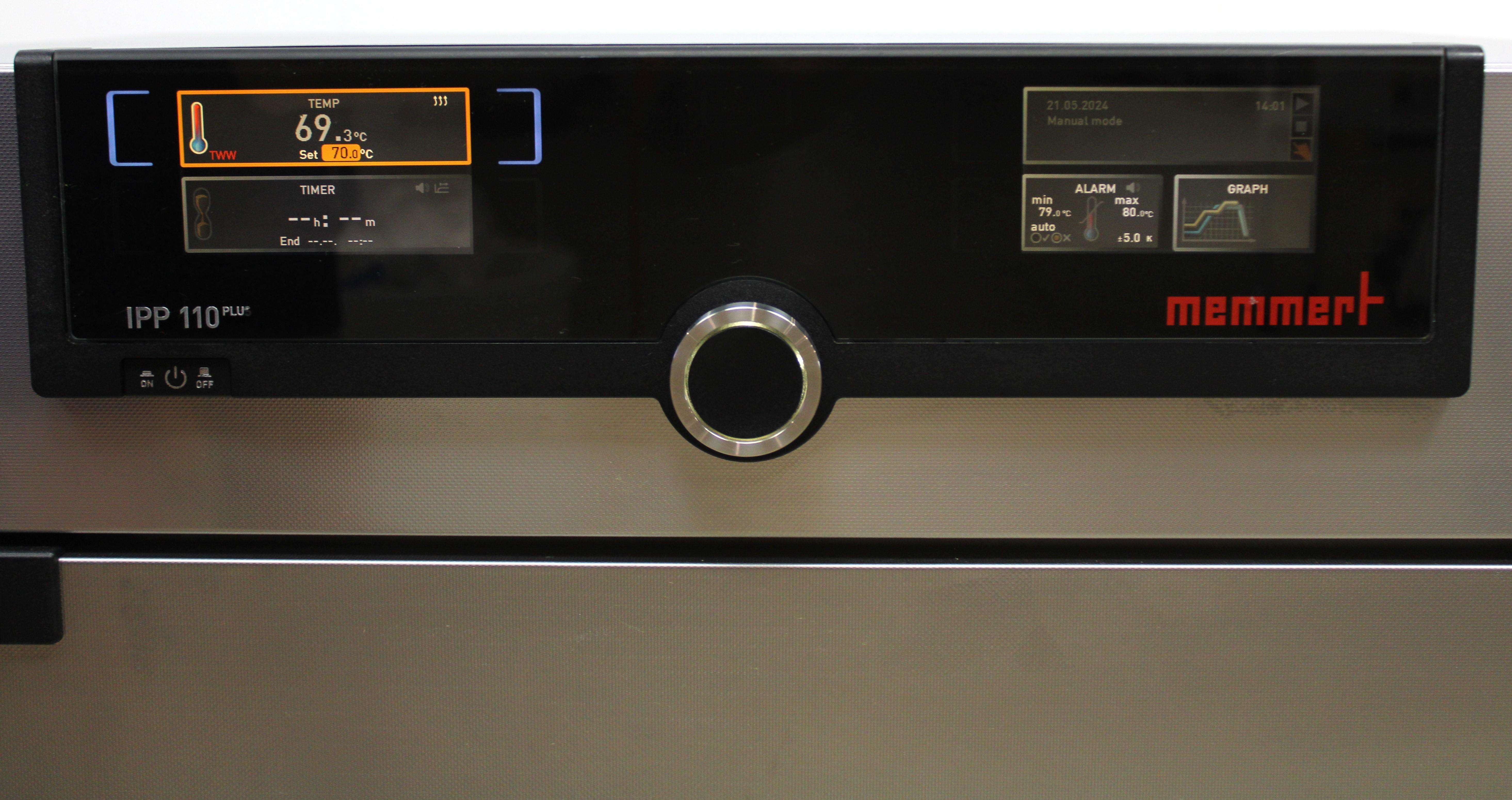 Memmert IPP110 Plus Incubator Refrigerated 0-70C 108L Digital Controls