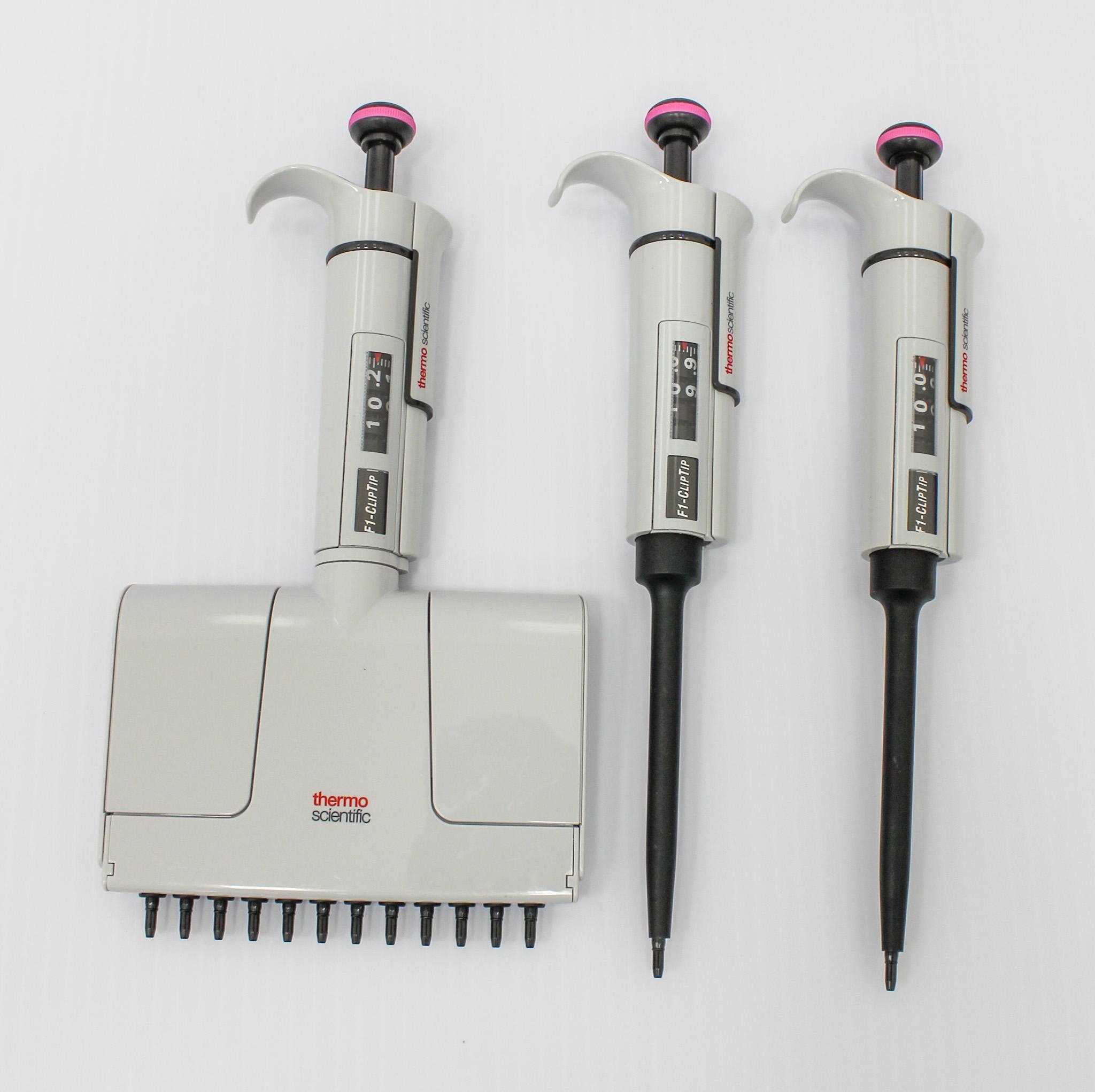 Thermo Scientific F1-ClipTip Manual Pipette Handler with 6 Pipettes 1-10ul/10-100ul