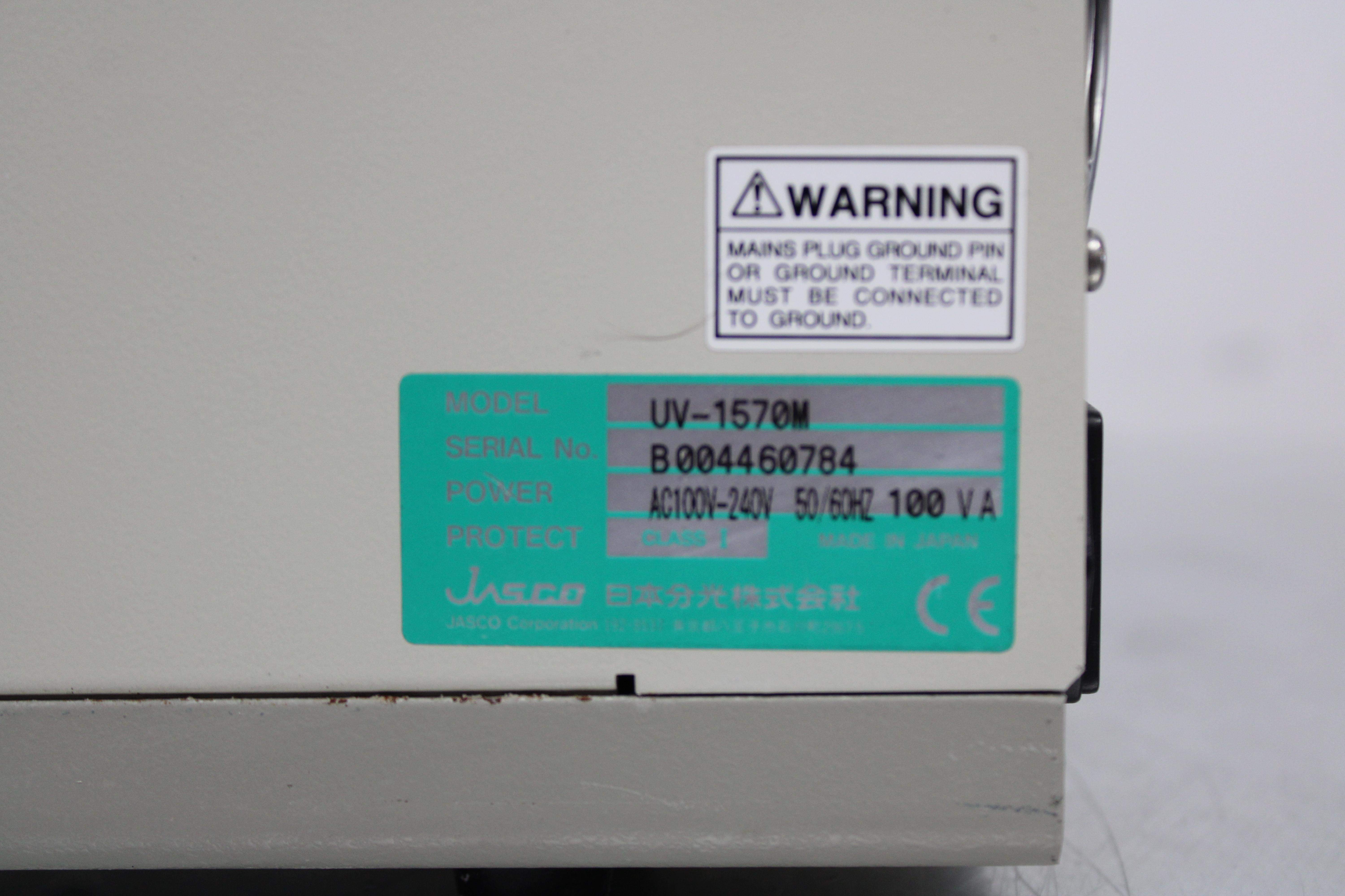 Jasco UV-1570M Detector Analytical UV-Vis Good Condition Used, Japan 240V