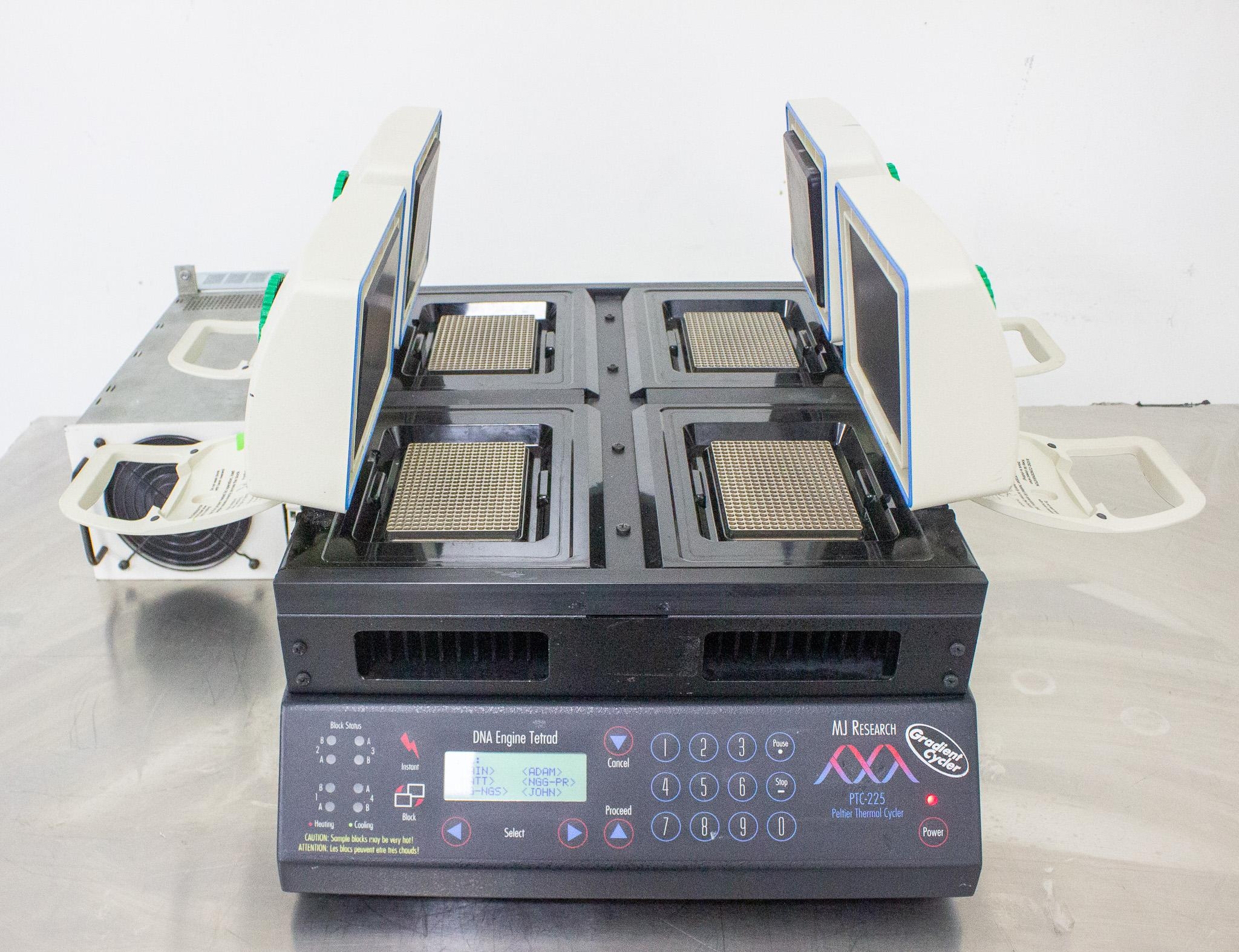 MJ Research PTC-225 Thermal Cycler with 4 Alpha Blocks, -5 to 105C Range