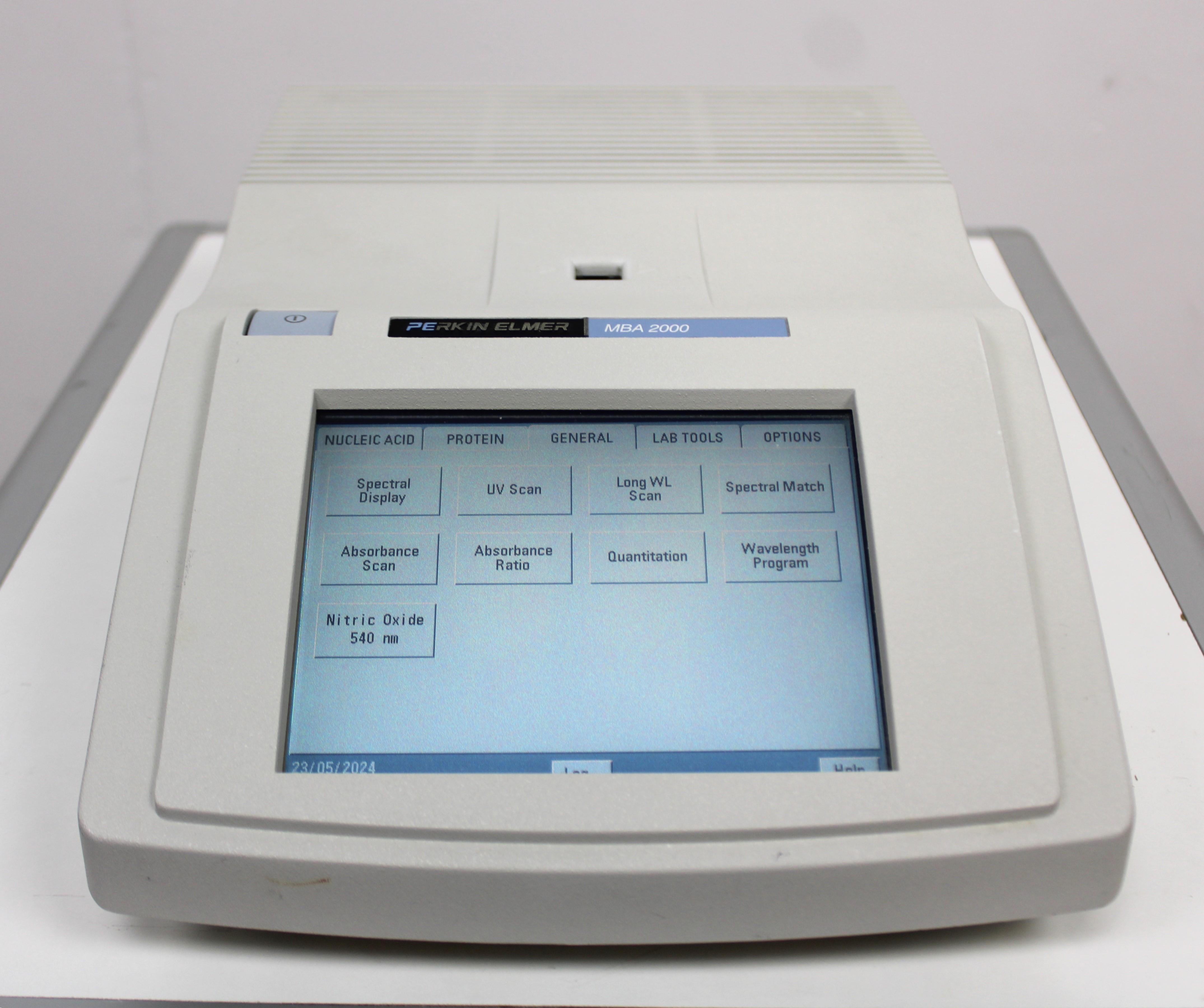 Perkin Elmer MBA 2000 UV/VIS Spectrophotometer Measures 200nm-700nm Spectra