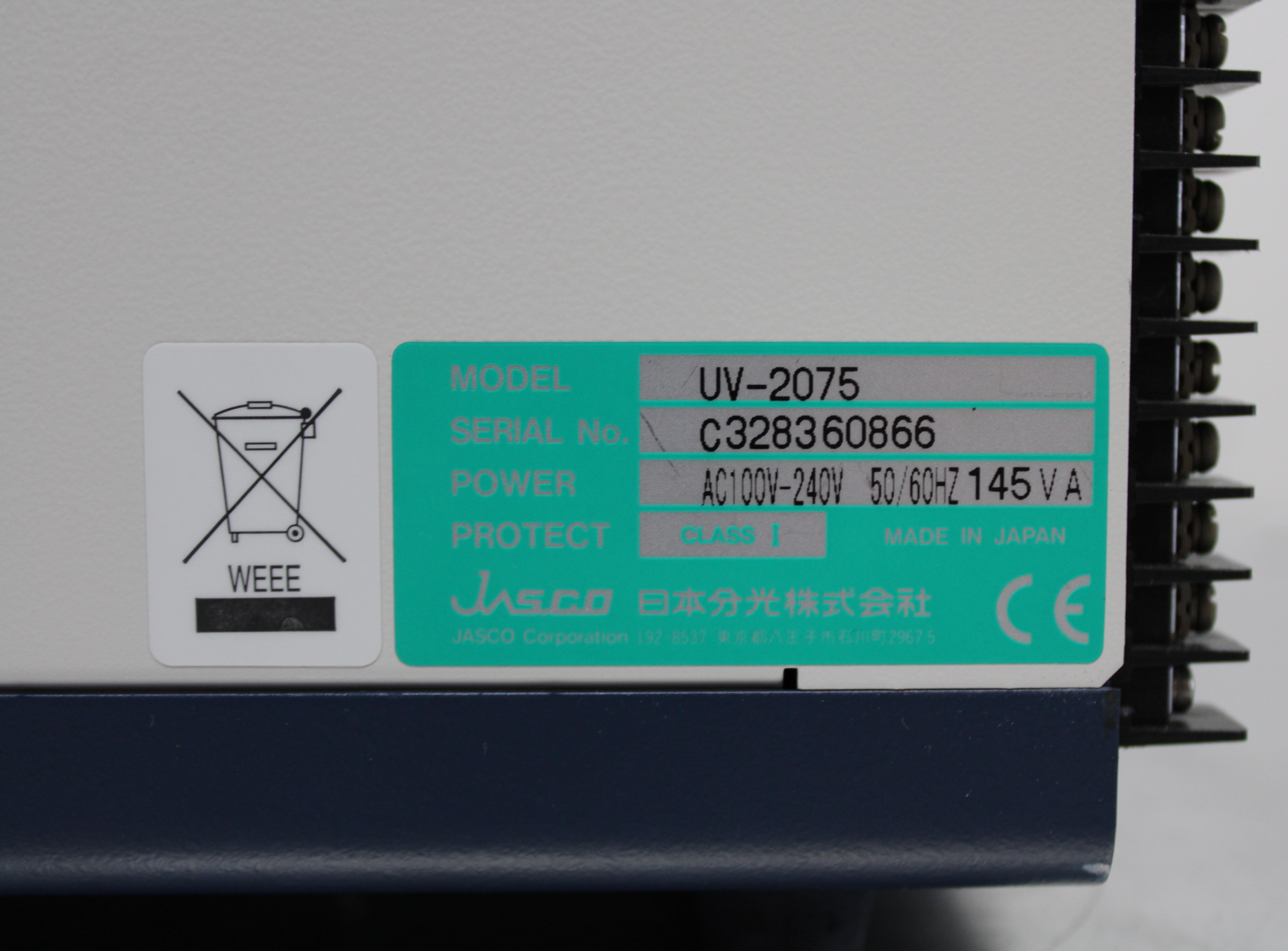 Jasco HPLC System Chemistry Analysis Power On 240V 50/60Hz, Good Condition