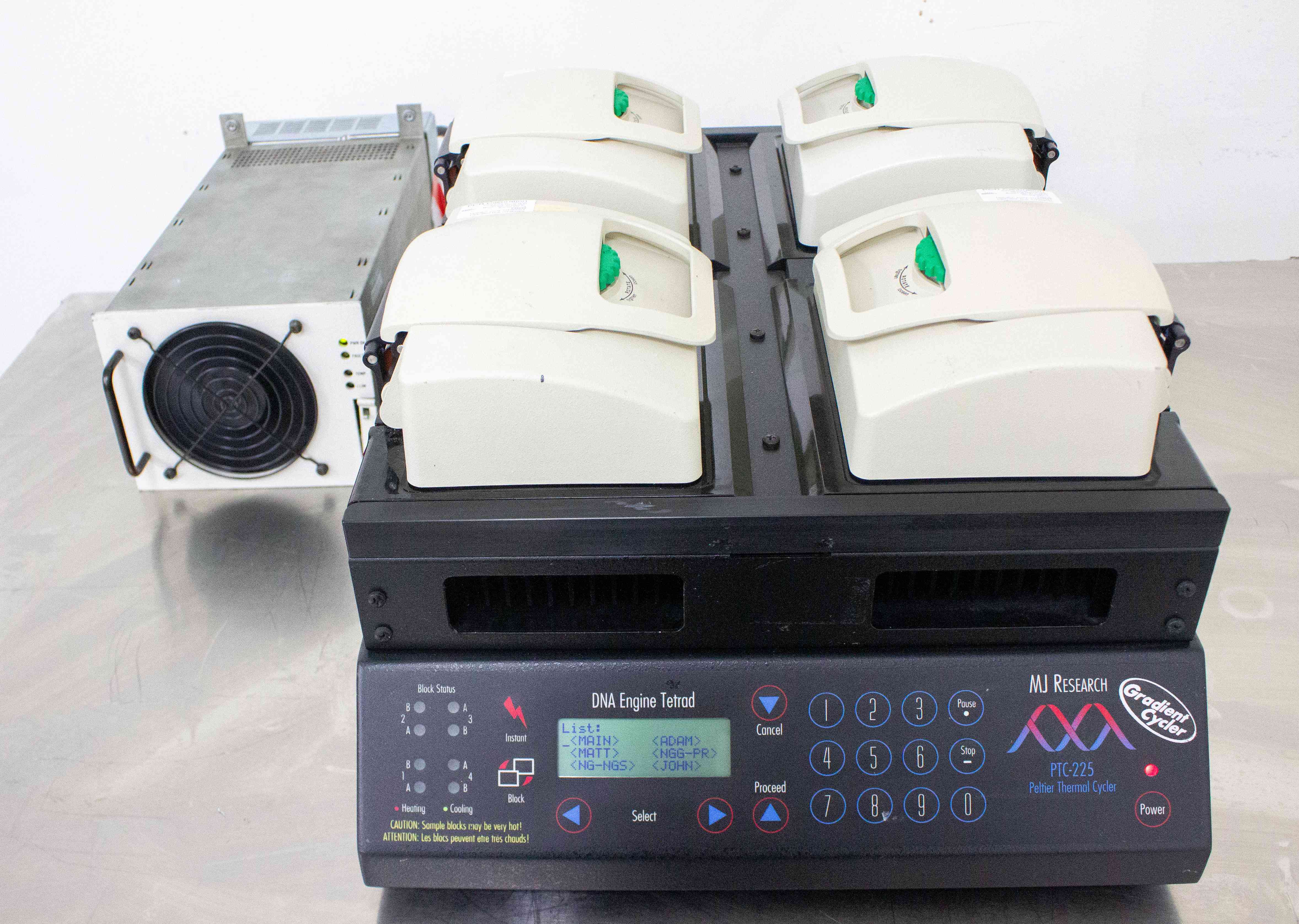 MJ Research PTC-225 Thermal Cycler with 4 Alpha Blocks, -5 to 105C Range