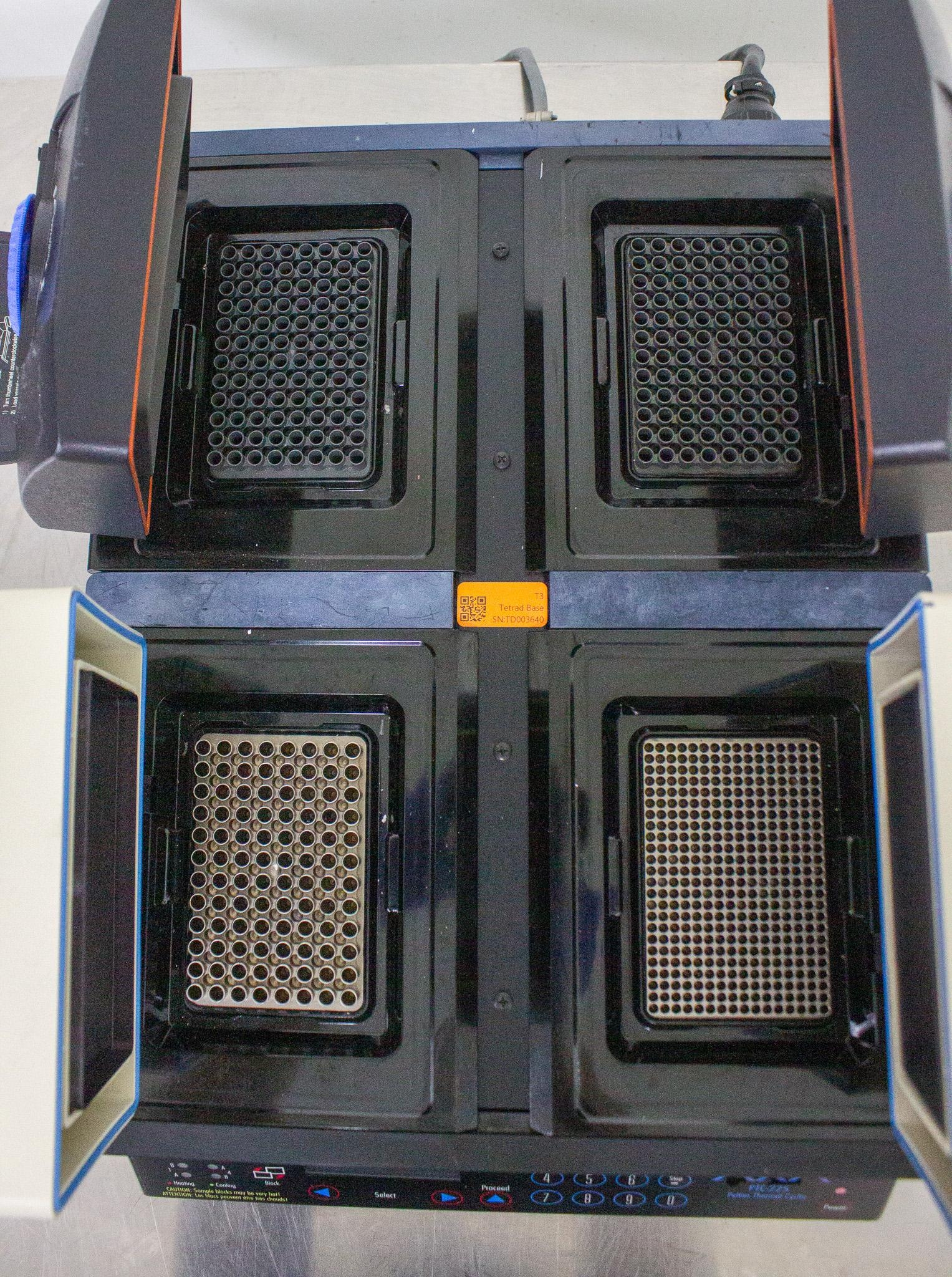 MJ Research PTC-225 Thermal Cycler with 4 Alpha Blocks for PCR