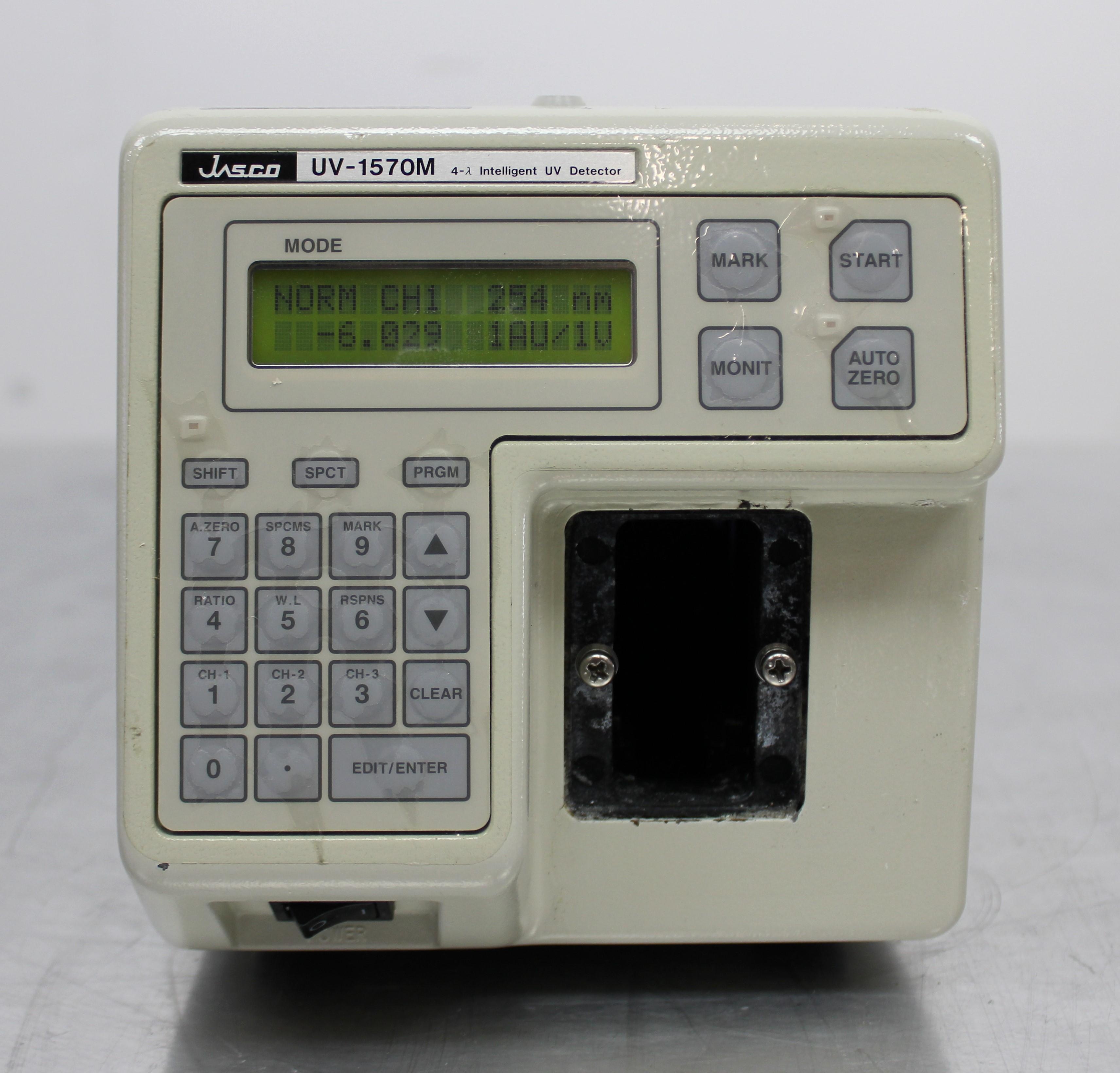 Jasco UV-1570M Detector Analytical UV-Vis Good Condition Used, Japan 240V