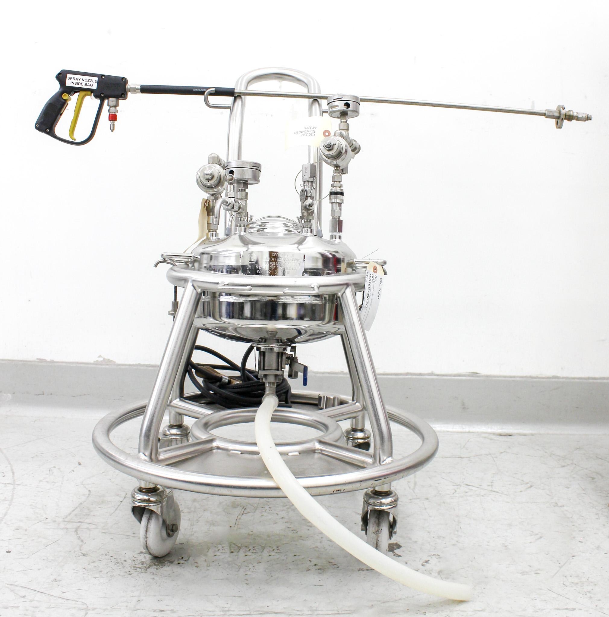 Alloy Products Corp Core2Clean System Spray Tank 2 gal Stainless Steel